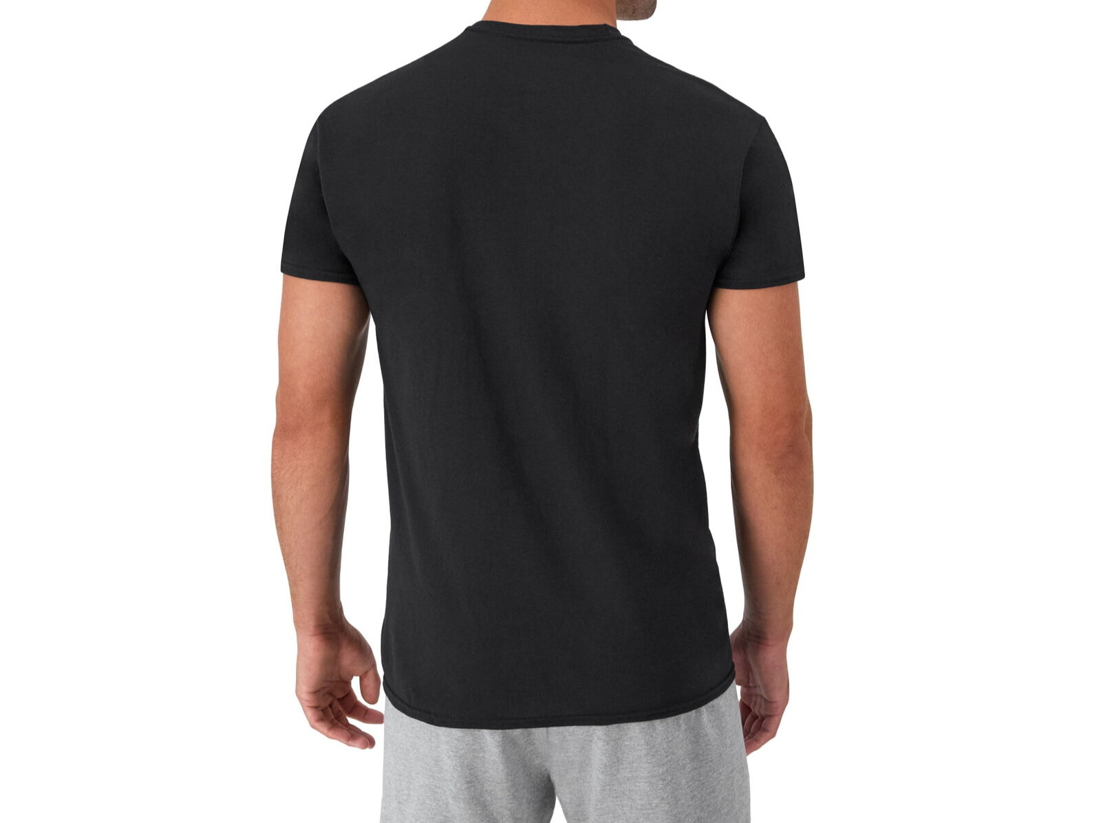 Hanes 6 Pack Mens T-Shirts Crew Neck Cool Comfort Size XL Value Pack Tagless NEW