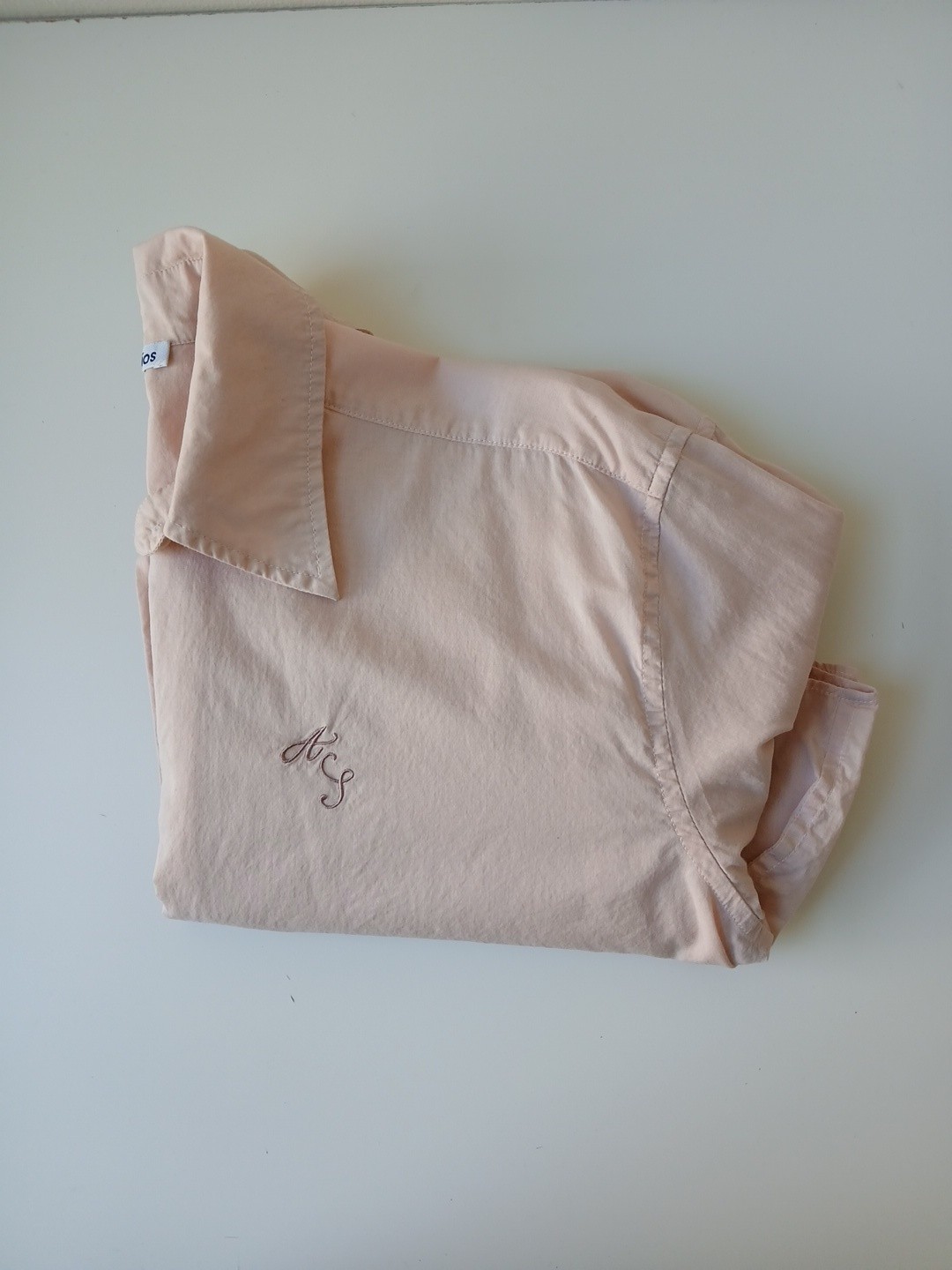 Acne Studios Crop Button Front Shirt Light Pink Women’s EU 36 US 4