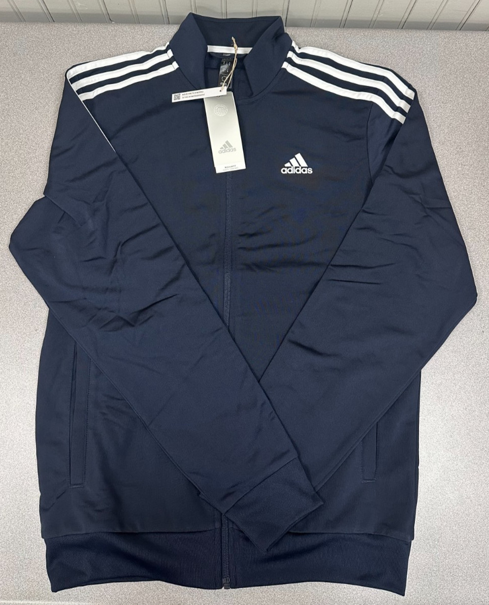 ADIDAS Men’s 3 Stripe Tricot Jacket Assorted Colors and Sizes NWT