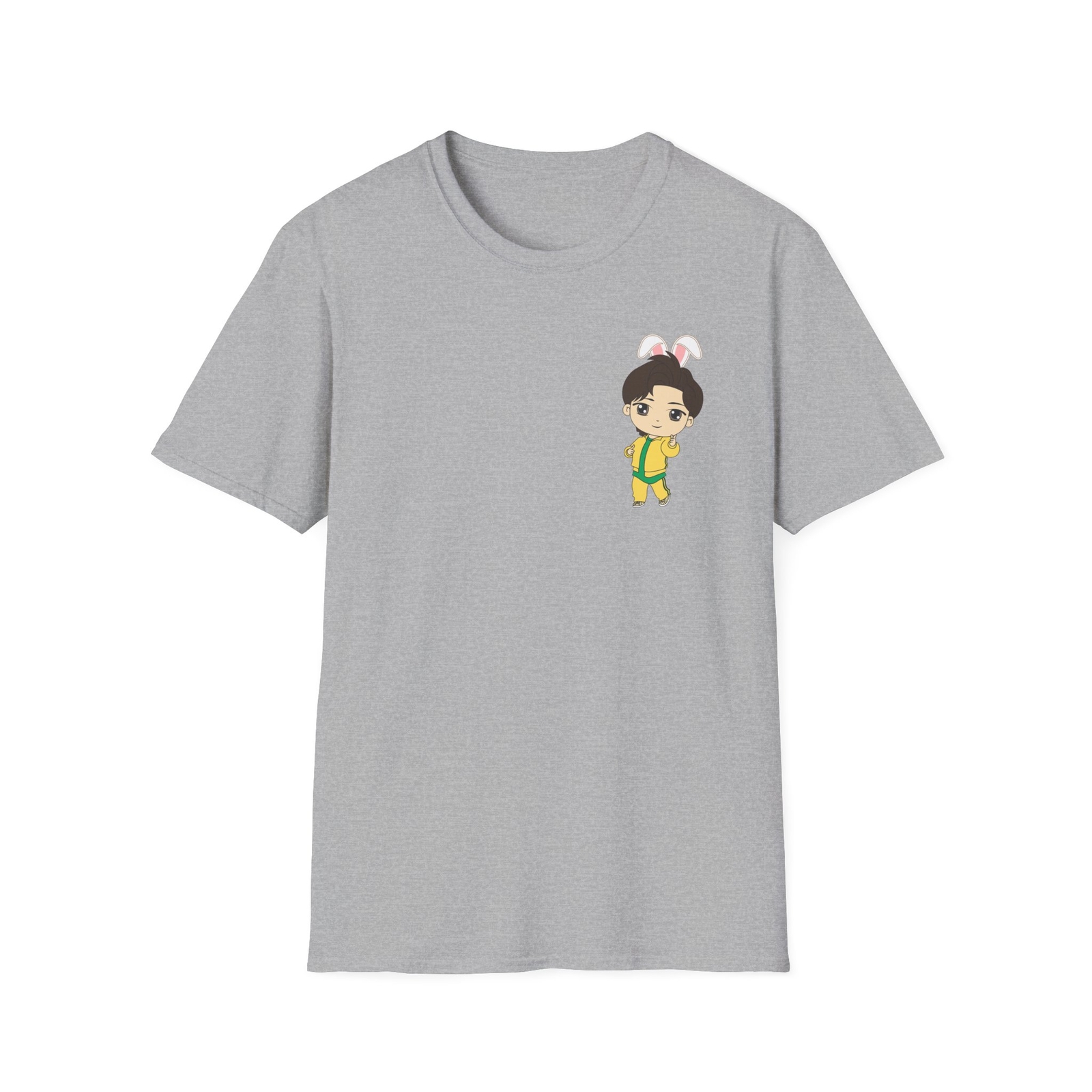 BTS V tinytan hop into easter with BTS tinytan unisex softstyle tshirt