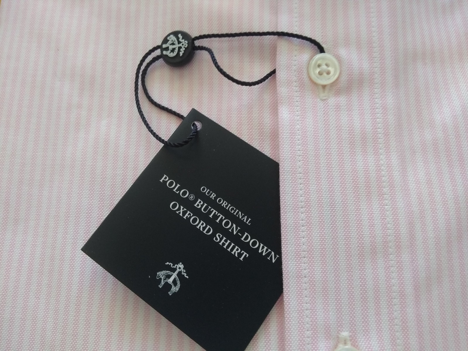 NWT Brooks Brothers Pink University Stripe Button Down 16.5-35 Madison MSRP $140