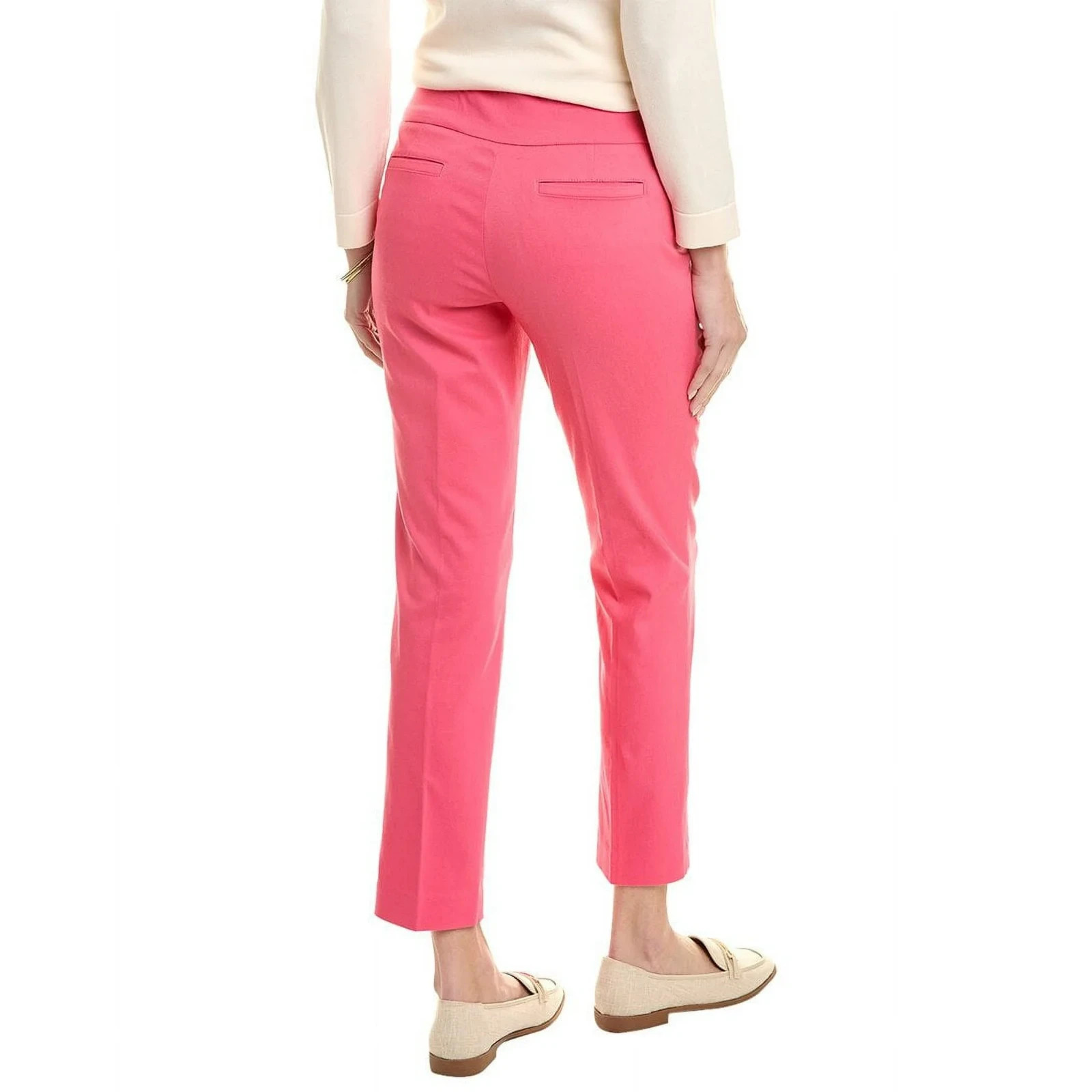 Jones New York Womens Solid Stretch Twill An Fresh Guava S