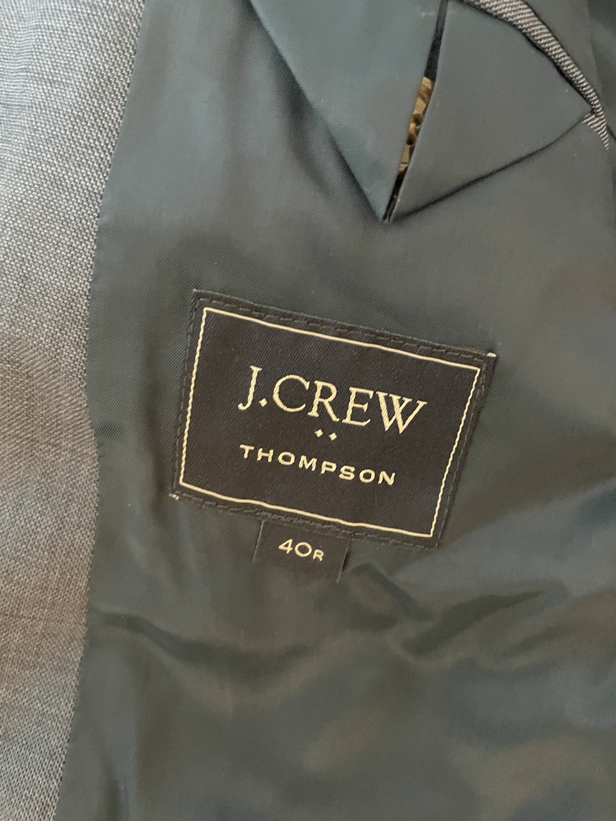 J. CREW Slim-fit Thompson worsted wool suit jacket in Blue Size 40 R $398 G1730