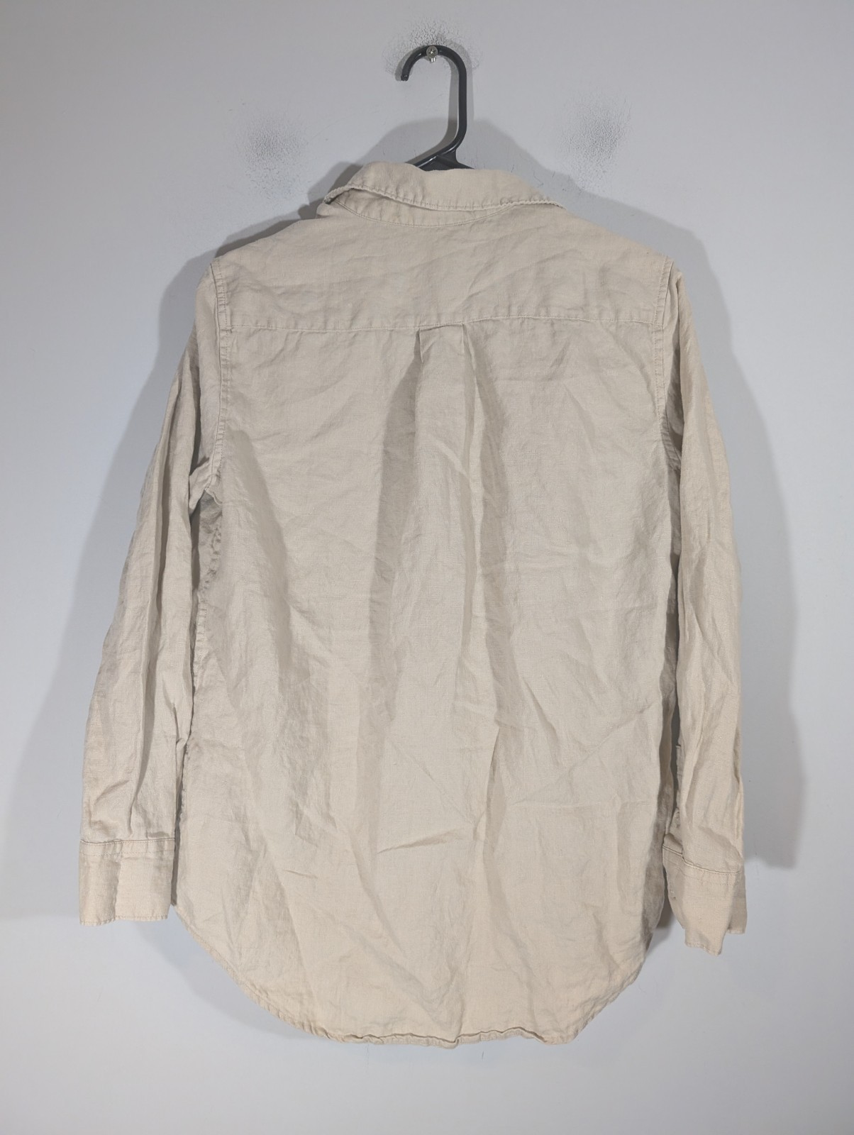Quince Womens 100% Linen Long Sleeve Button Down Shirt Sz S Minimalist Lagenlook