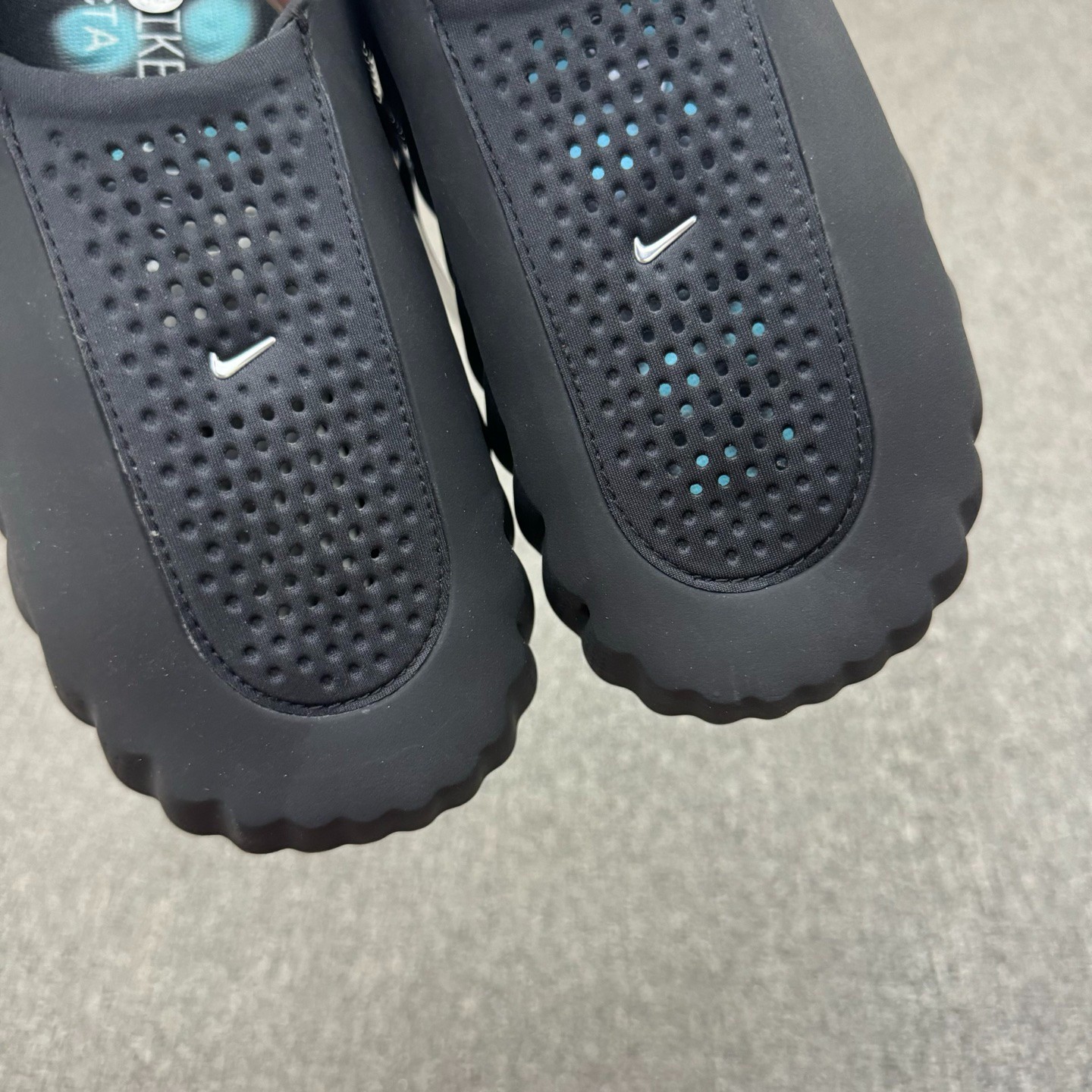 Nike x Travis Scott Mind 001 Triple Black Slip-On Clog Slippers