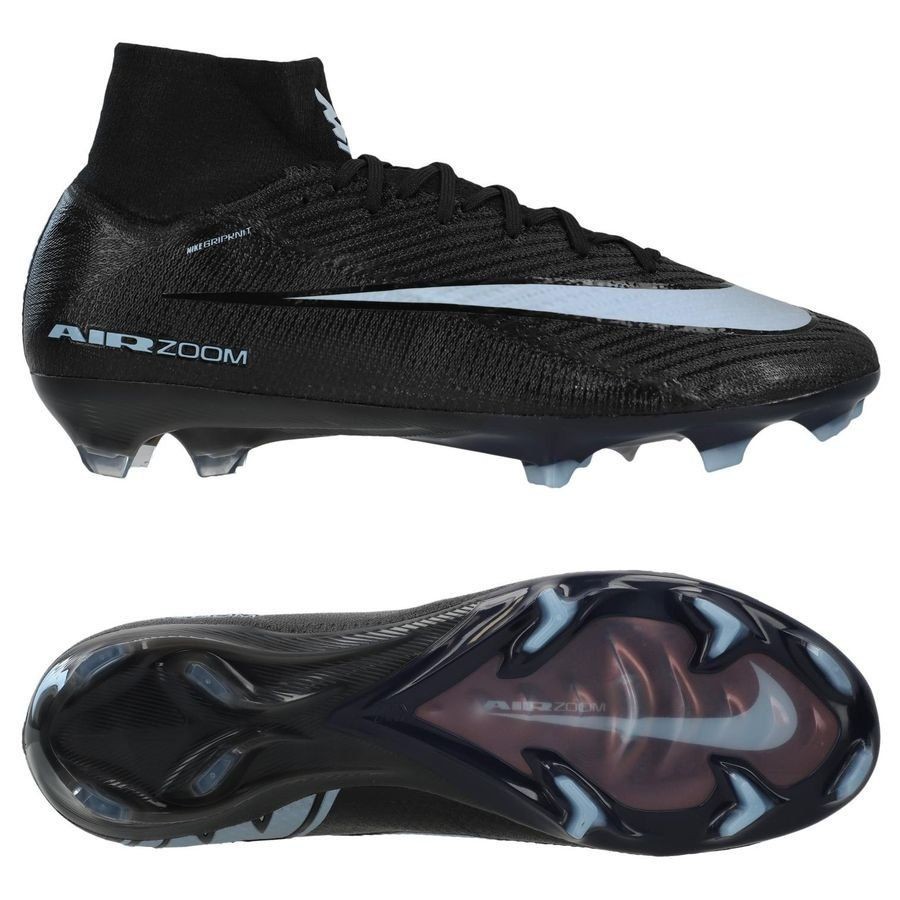 Nike Superfly 10 Elite FG (FQ1454-001) Black Ice Blue Size 6.5