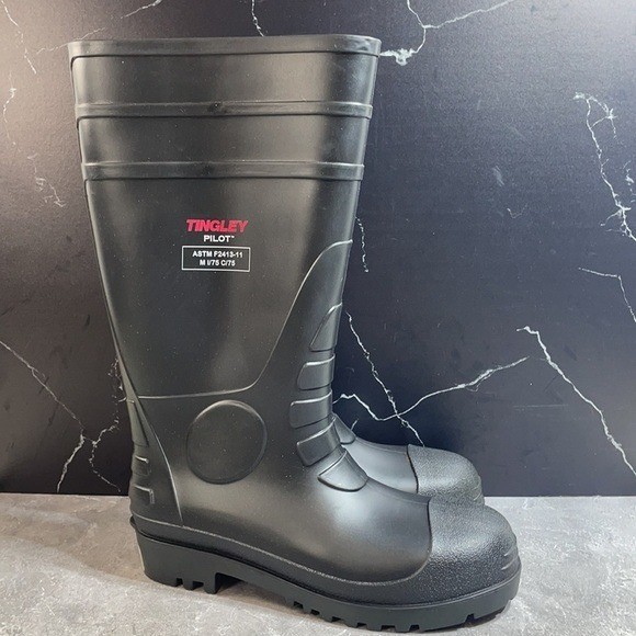 Tingley Pilot Rubber Boots Black Size 5m