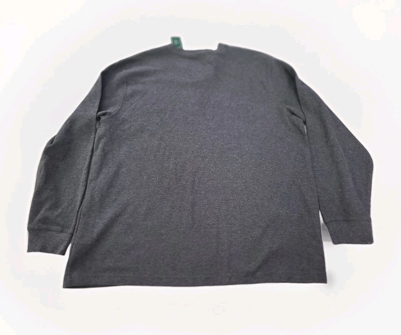 Men’s LL Bean Dk Gray Long Sleeve 3-Button Thermal Henley Size XL REG 502224 NWT