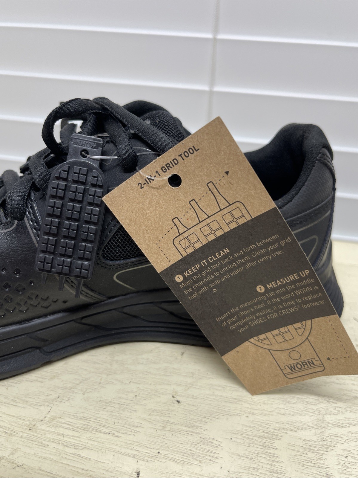 Shoes For Crews Falcon II Slip Resistant Work Shoes Women’s US 7 Black
