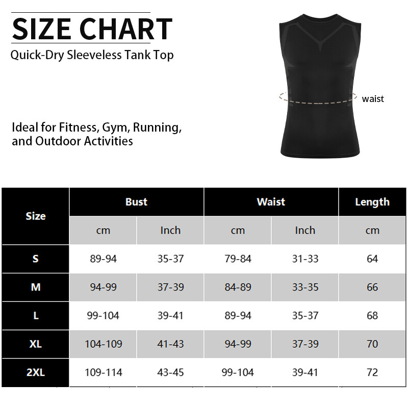 Men Athletic Compression Shirt Workout Shaper Tank Top Base Layer Sport Gym Vest