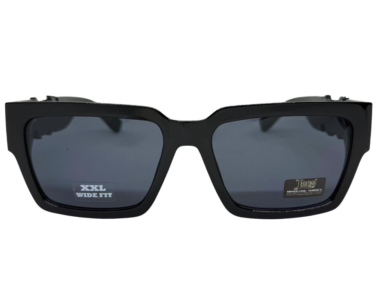 Biker Hardcore Gangster Hip Hop LOCS SUNGLASSES XXL Frame For Big Wide Fat Heads