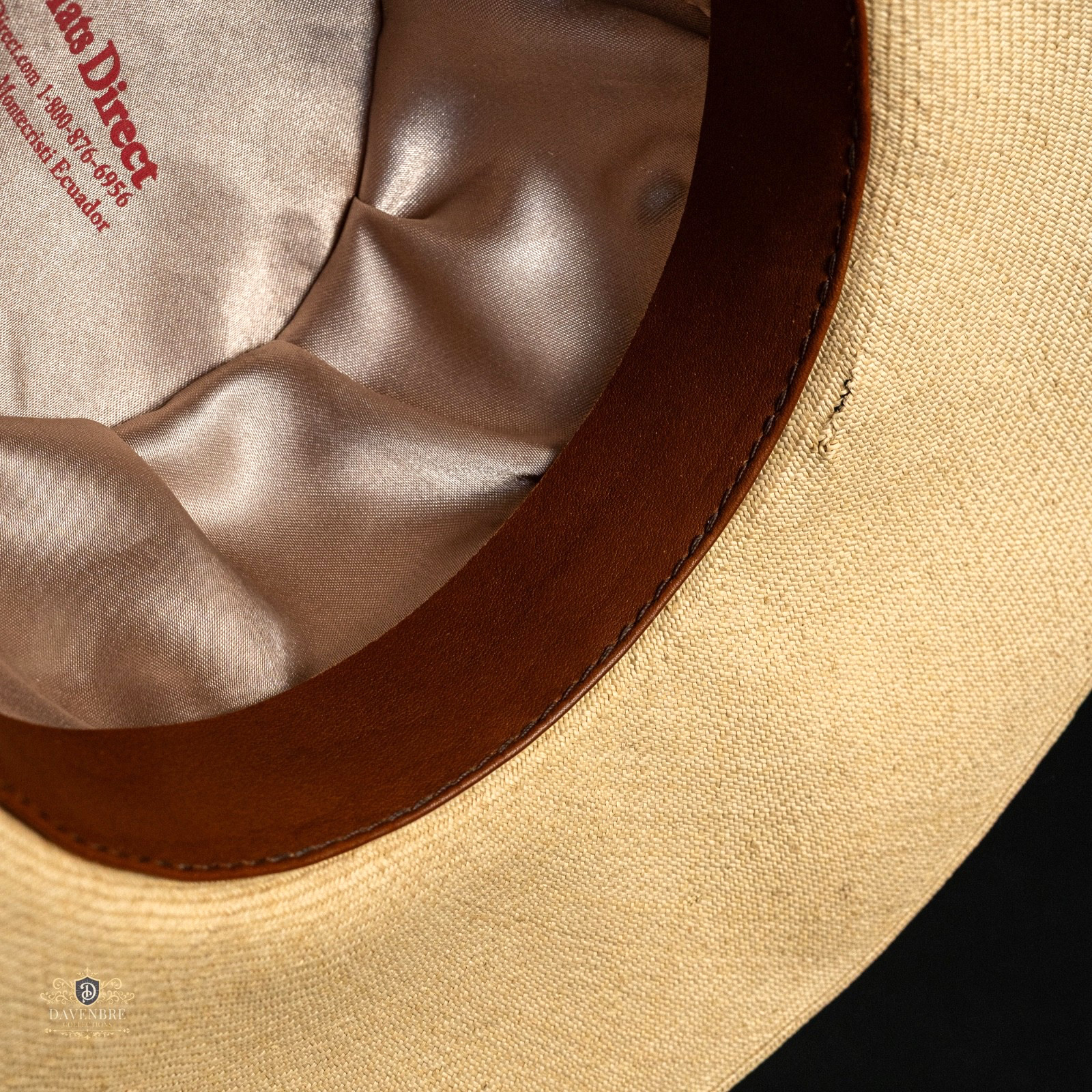 Panama Hats Direct Havana Toquilla Palm Fino Straw Panama Hat Natural 7 1/8