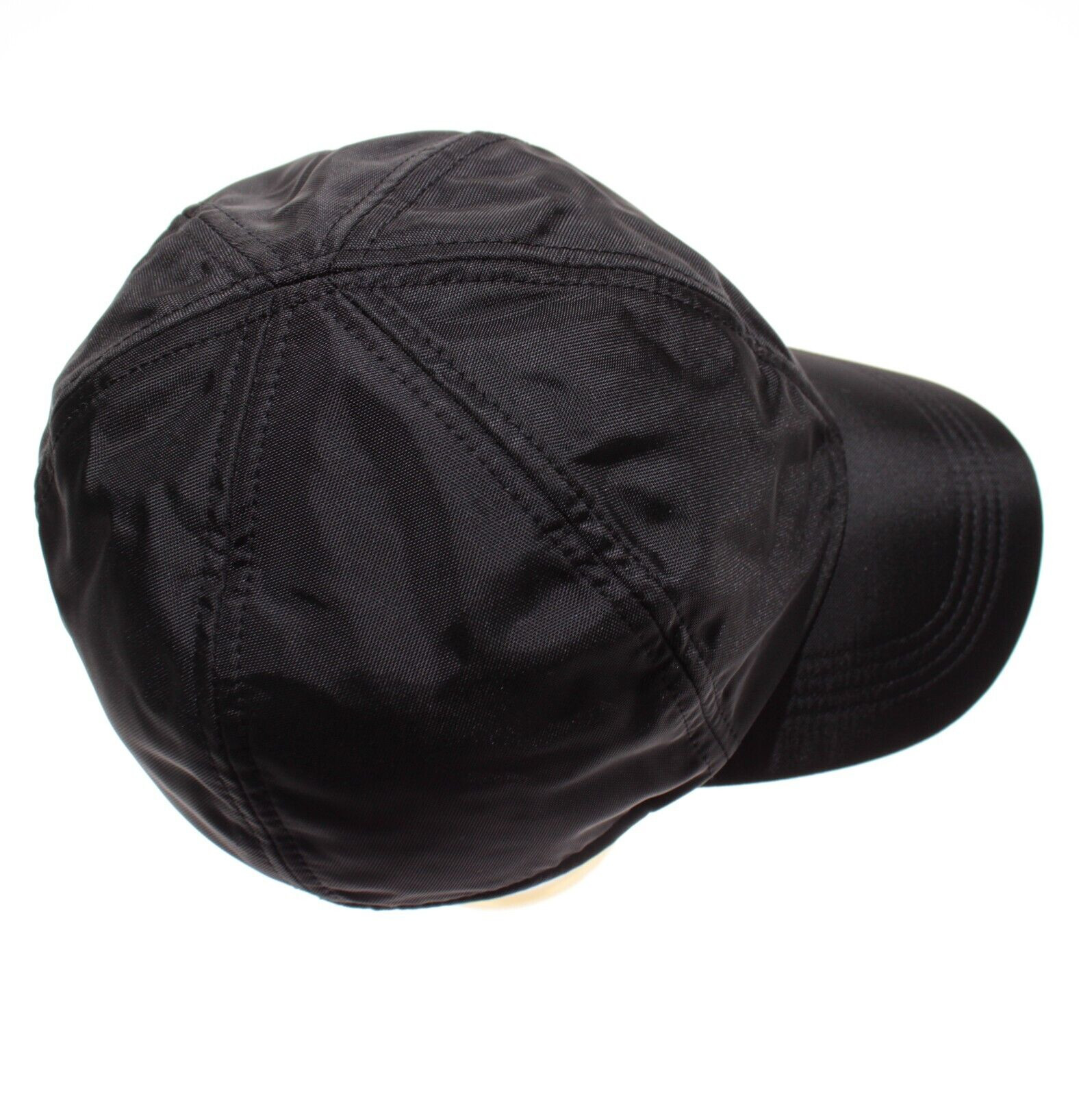 Wigens NWT Baseball Cap w/ Ear Flaps Size 59, 7 & 3/8ths in Black 100% Polyamide