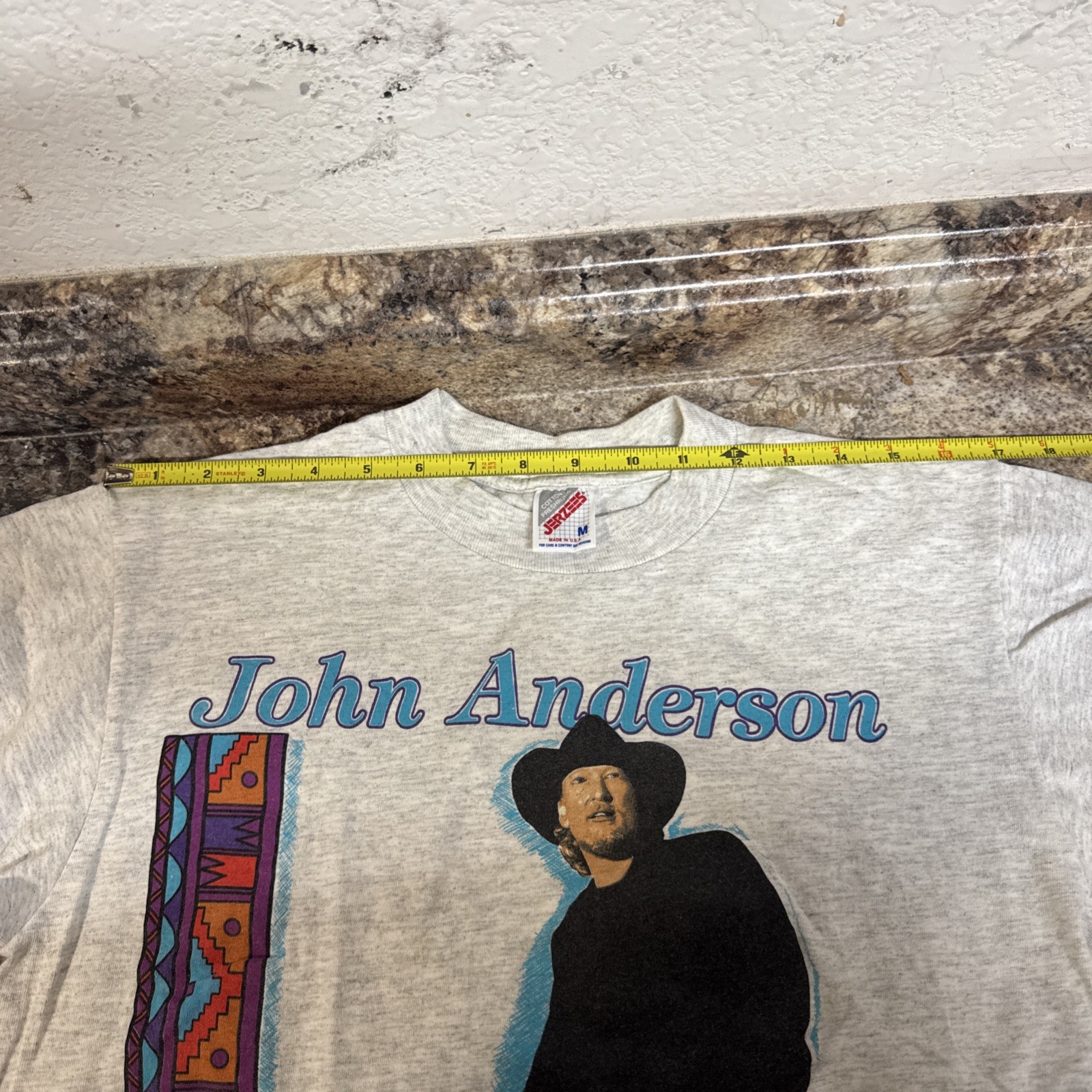John Anderson Solid Ground “Money In The Bank” True Vintage Shirt Size Medium