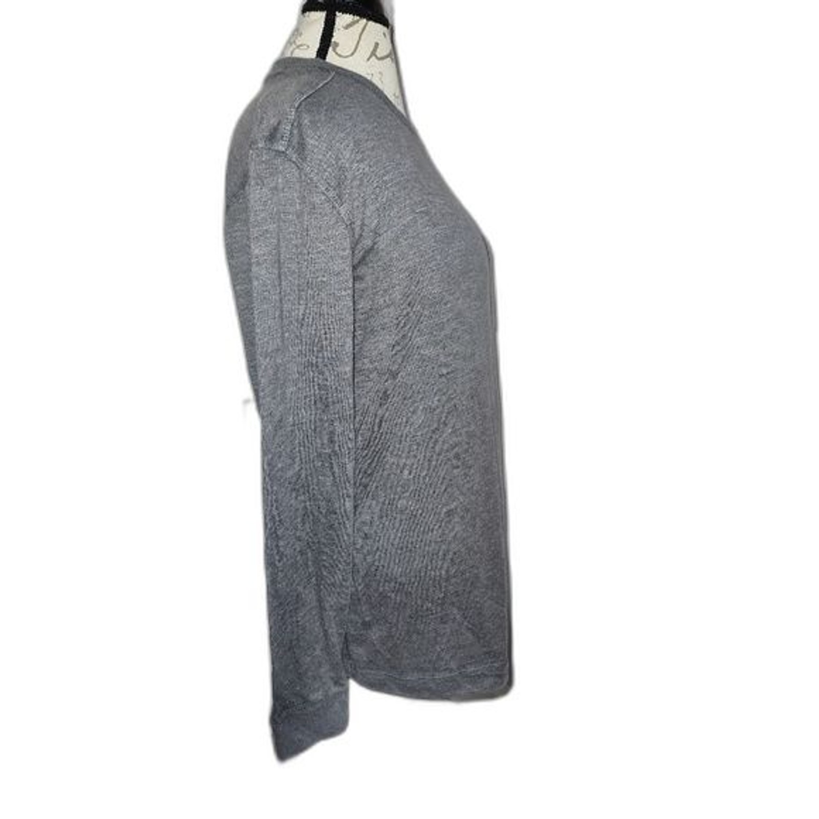 Women’s Falls Creek Long Sleeve Crew Neck Shirt Gray Large