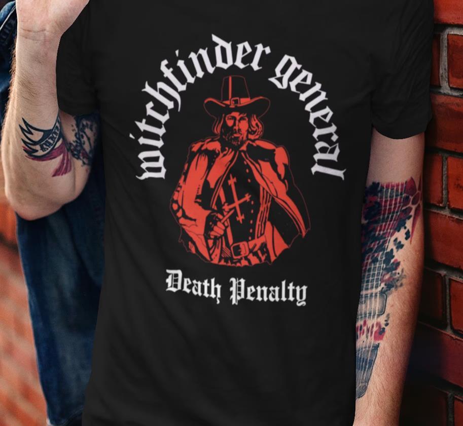 SALE VTG Witchfinder General T-shirt Black Cotton All Sizes