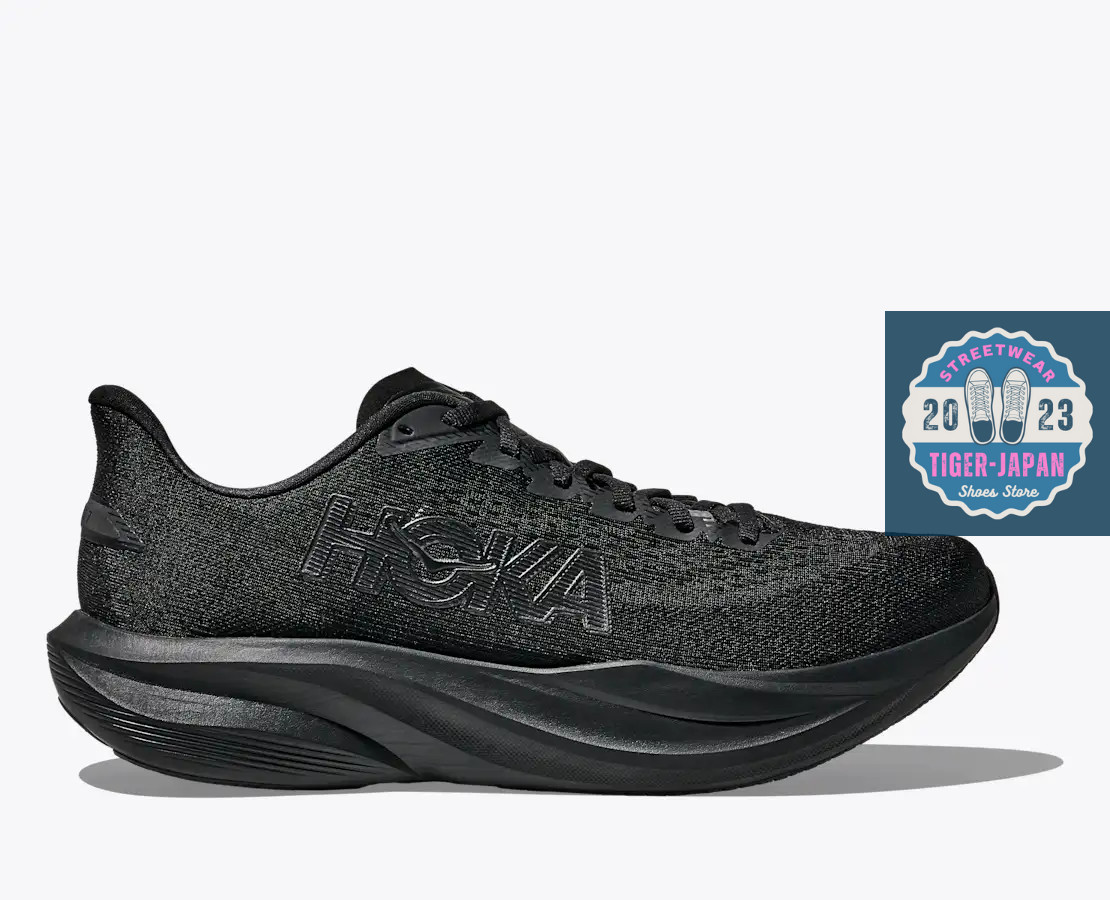 HOKA MACH 7 Wide 1171904 BBLC Black Men Running Supercritical Foam EVA Shoes