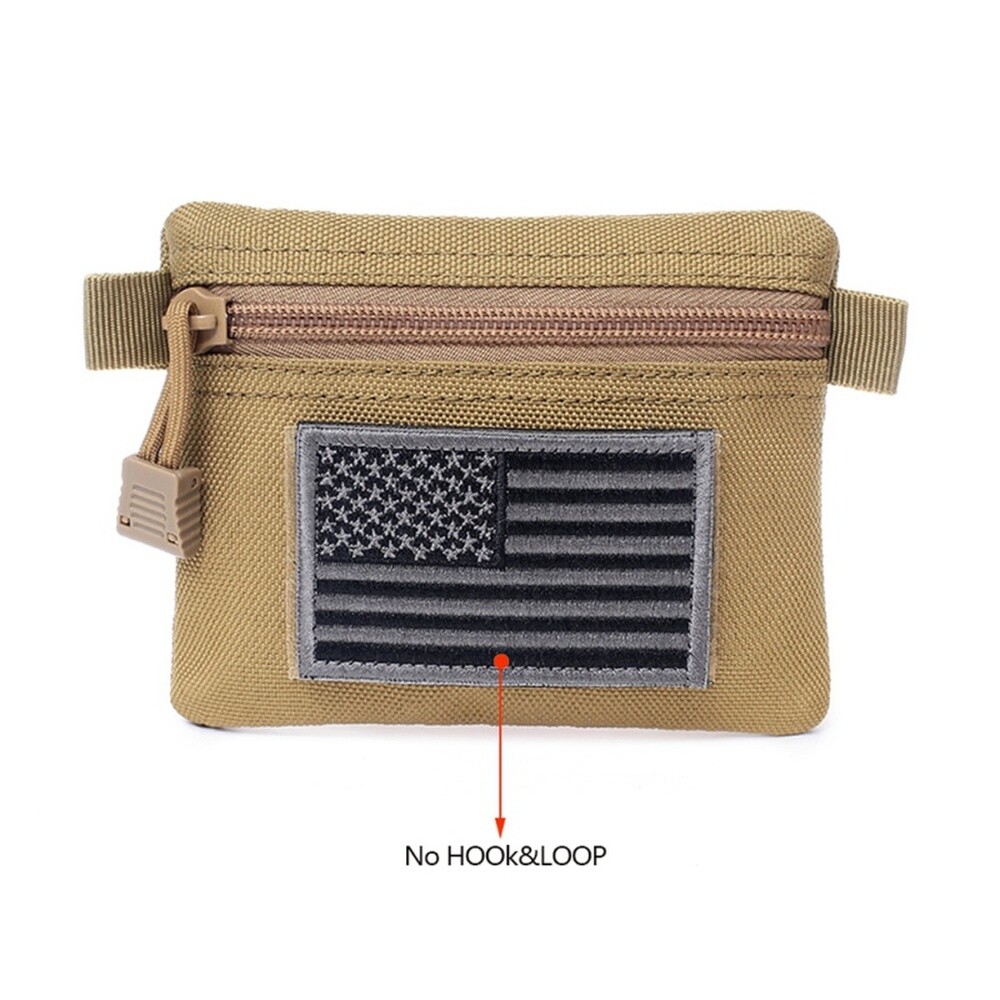 Tactical Wallet Men Pouch Money Storage Bag Purse Zipper Coin Card Holder Pocket