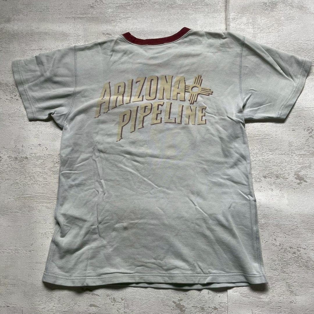 Two Moon ARIZONA PIPELINE Light Gray T-Shirt Size L