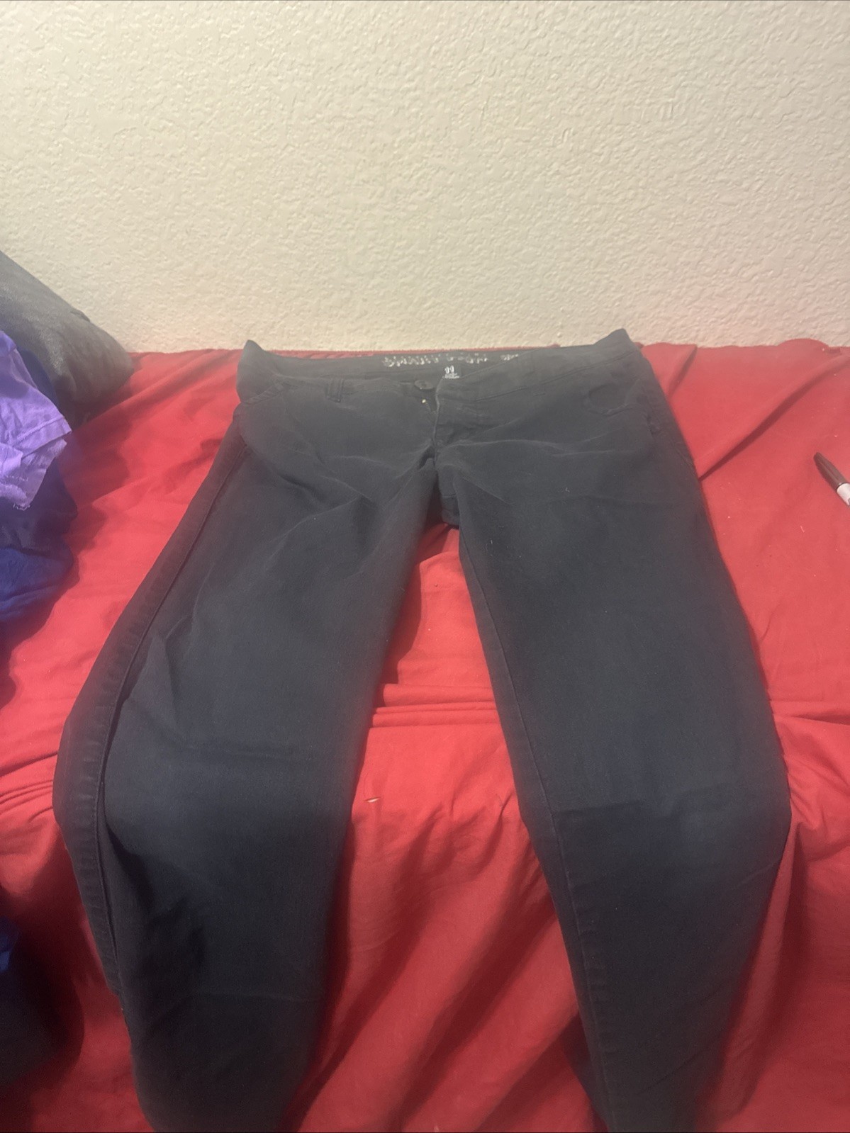 Jeans Celebrity Pink Stretch Smart Pant Black Size 11 Comfortable Stylish Fun