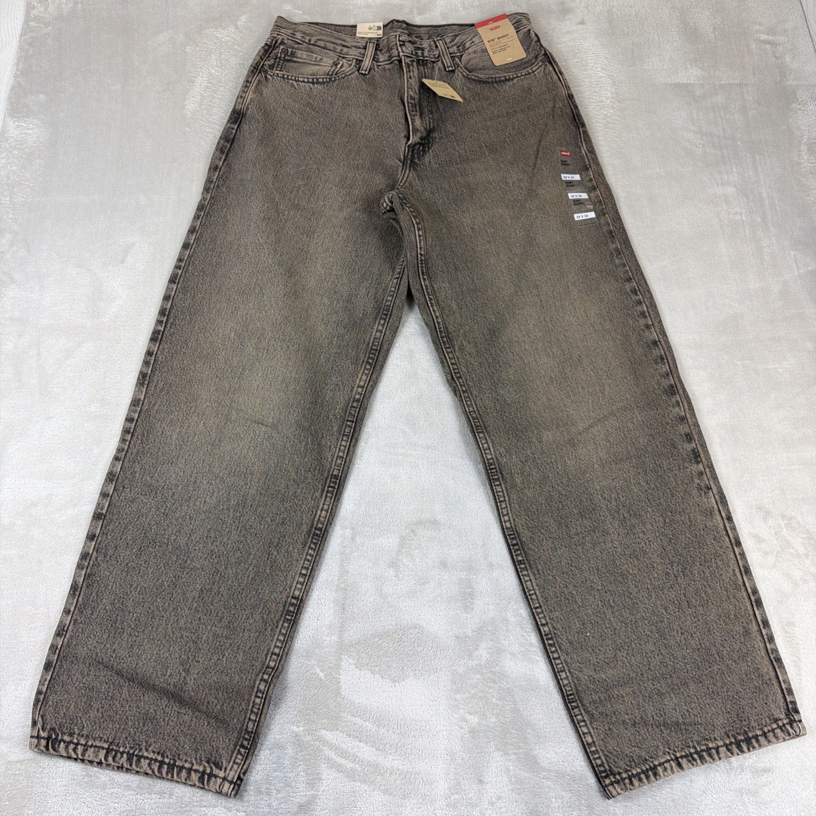 Levi’s 578 Baggy Denim Jeans Men’s Size 32×32 Gray Cotton Y2K