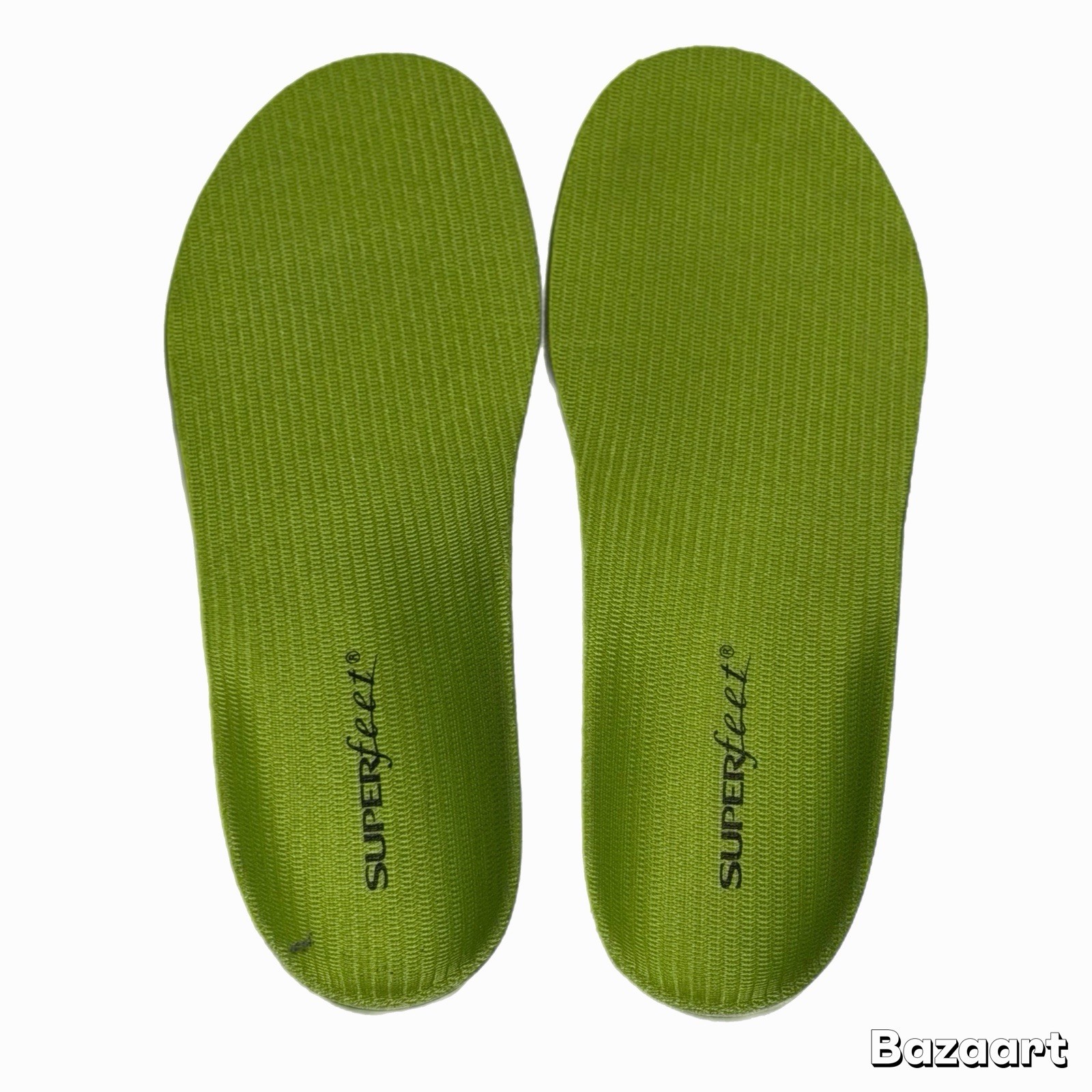 New Superfeet GREEN High Arch Orthotic Insoles Size E Men 9.5-11 W 10-12 NO BOX