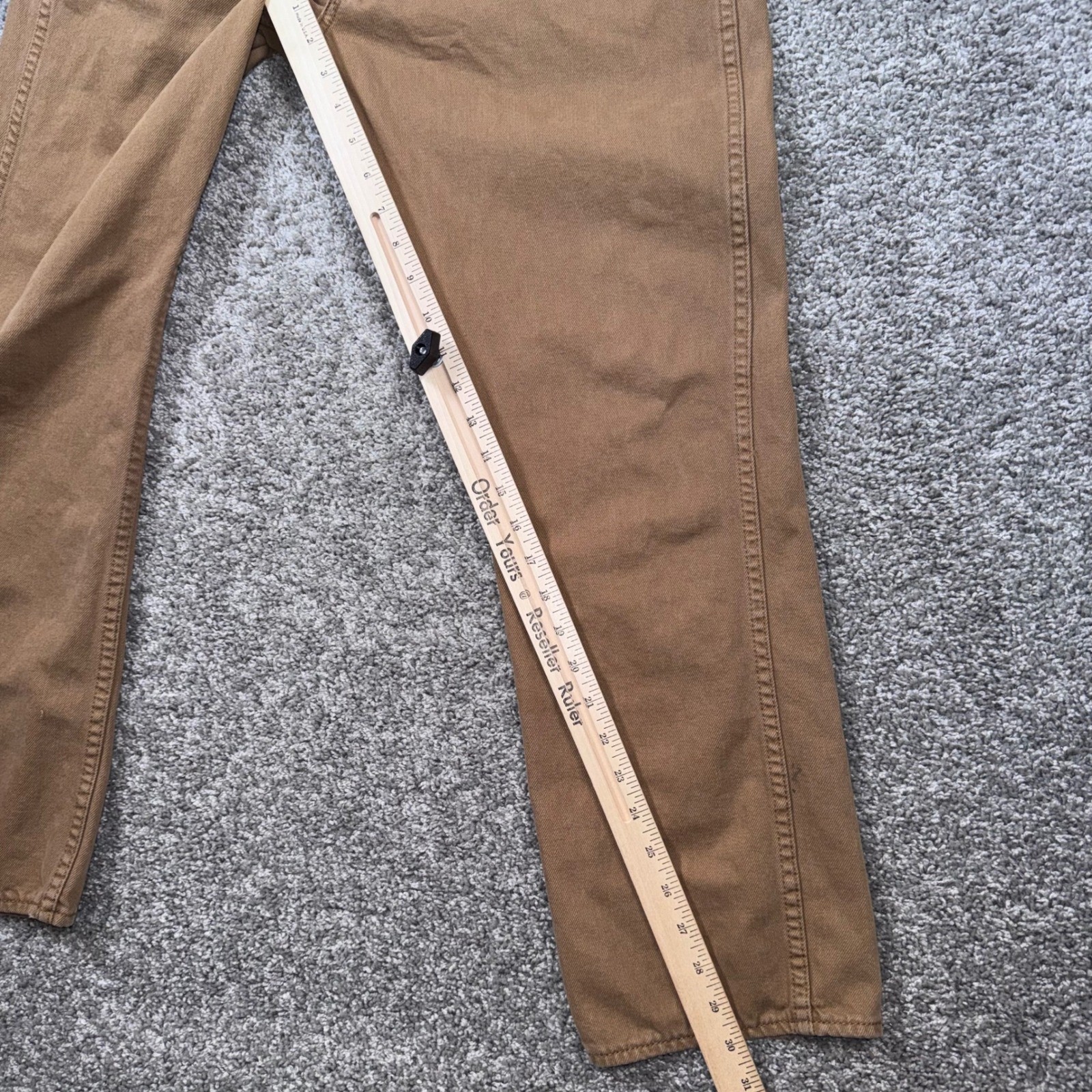 J.Crew The Sutton 5-Pocket Pants Mens Straight Leg Brown 34×30 EXCELLENT