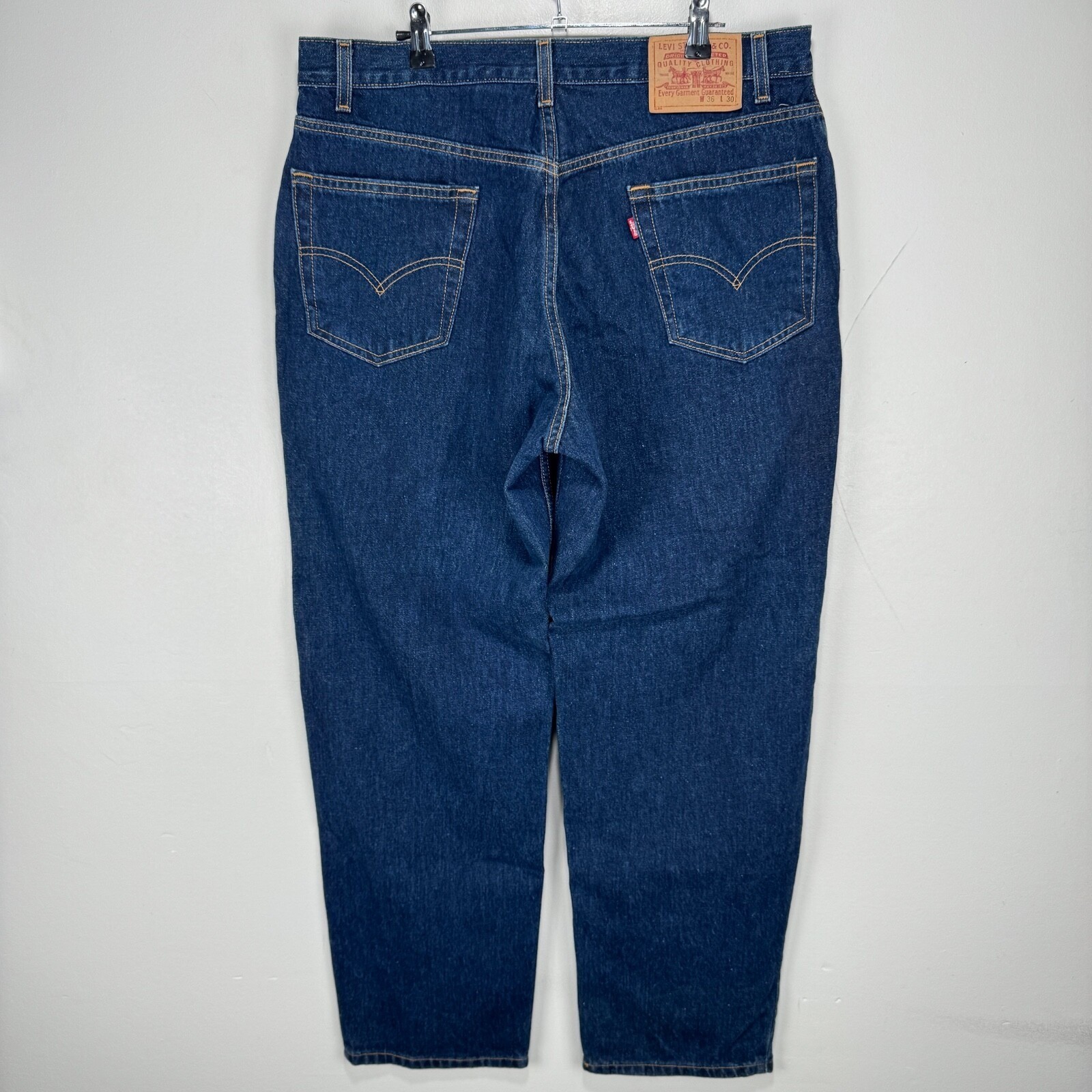 Vintage Levi’s 550 Relaxed Fit Baggy Jeans Blue Denim Loose 2003 Men 36×30
