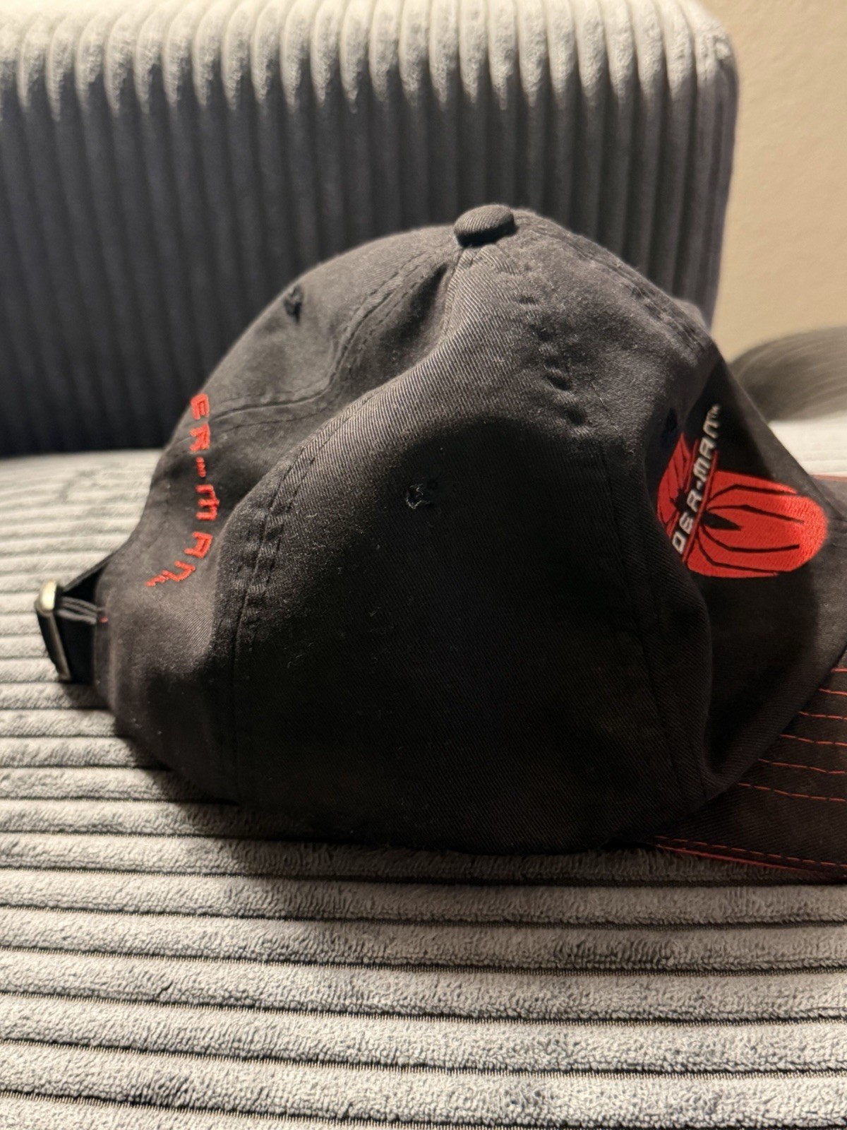 Vintage 2001 Marvel Spider-Man Movie adjustable baseball hat