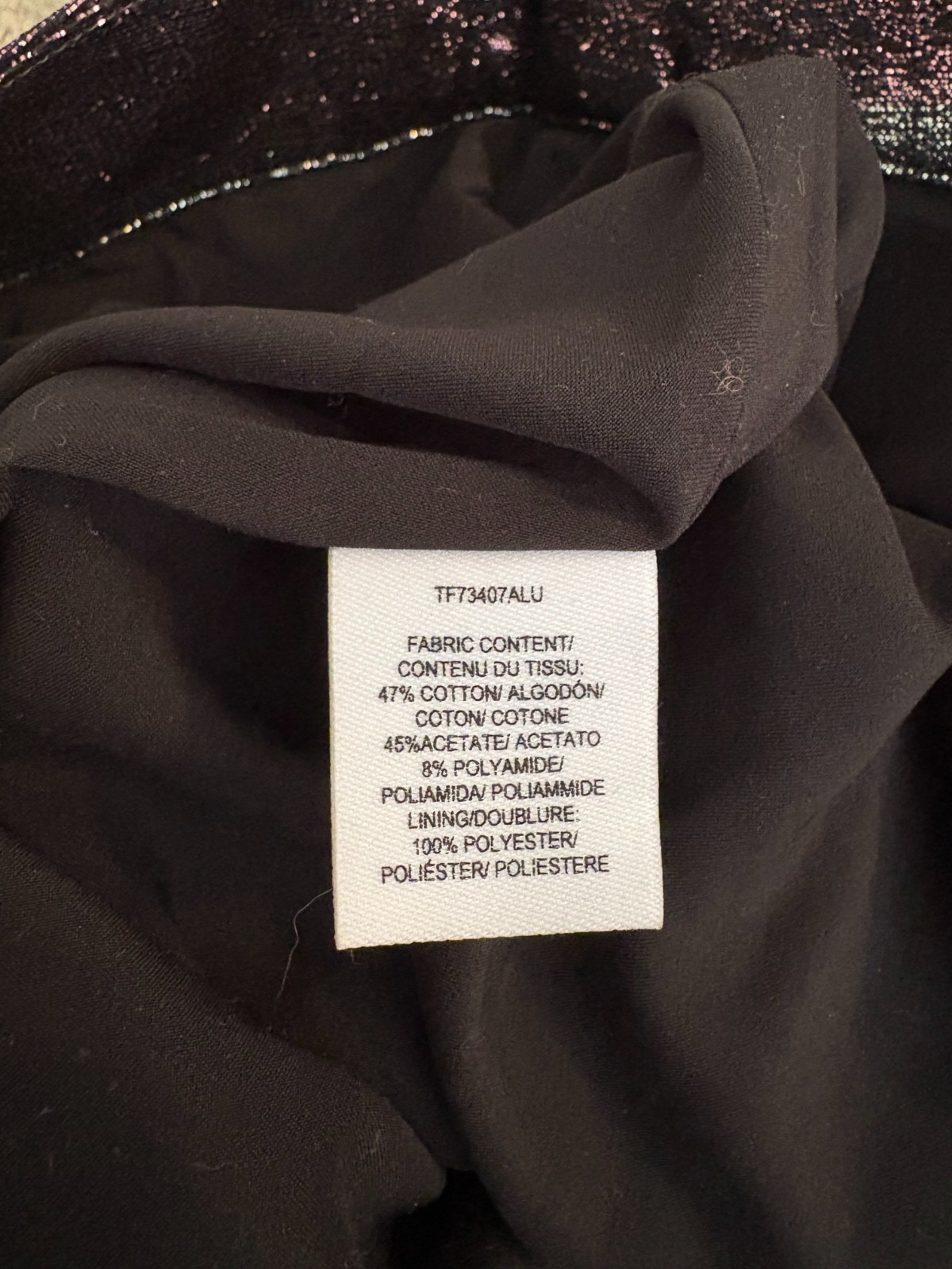 Derek Lam Metallic Shimmery Multi Colo Striped Mini Skirt With Ruffle Size 0