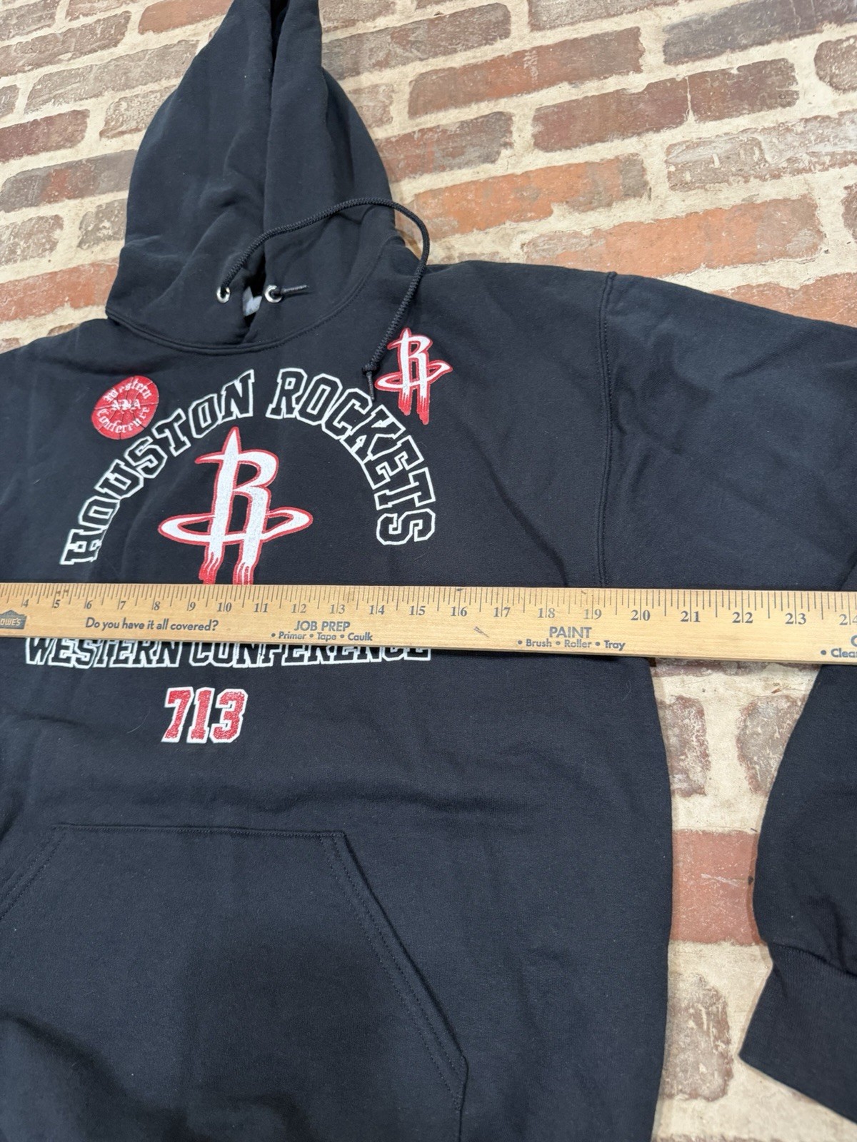 Houston Rockets Western Conference 713 Hoodie Black Size M