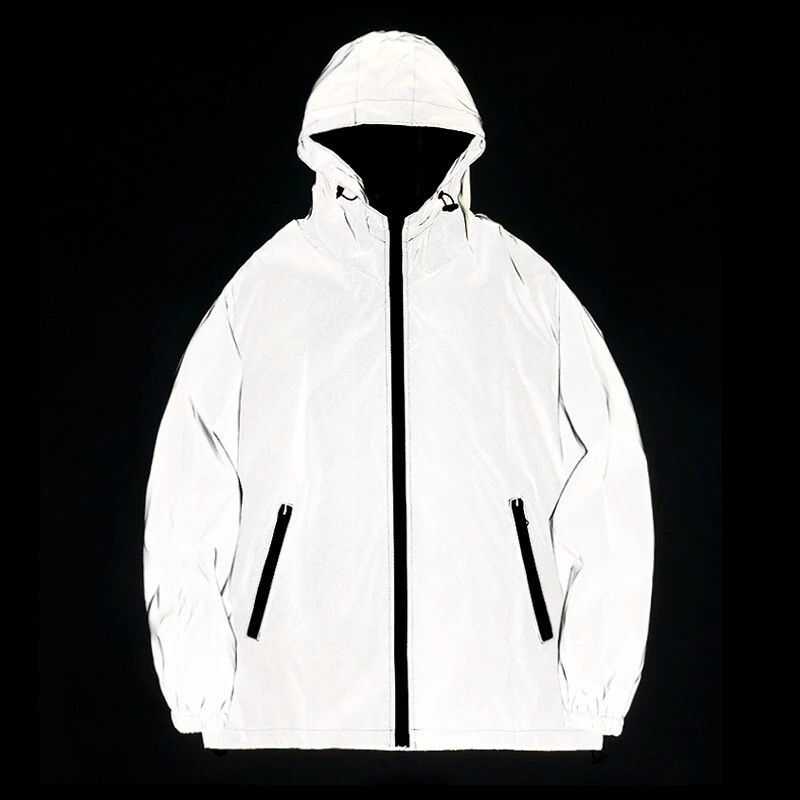 Reflective Windbreaker – Daily Wear, Night Runs, Rides & Color-Shifting