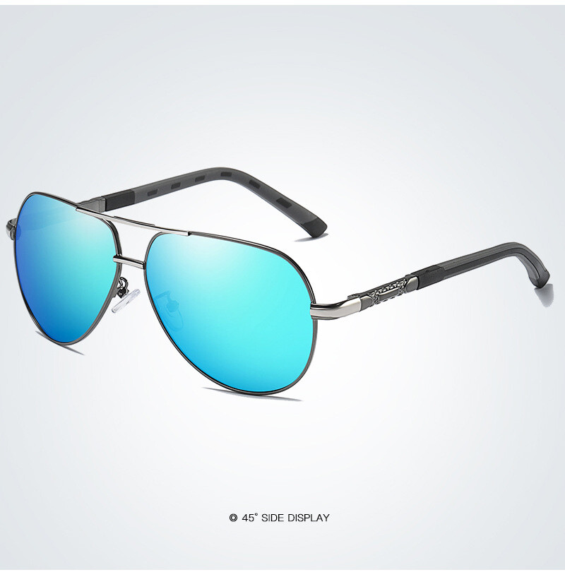 Aluminium Polarized Pilot Sunglasses Mens Driving Fishing Shades Glasses Eyewear