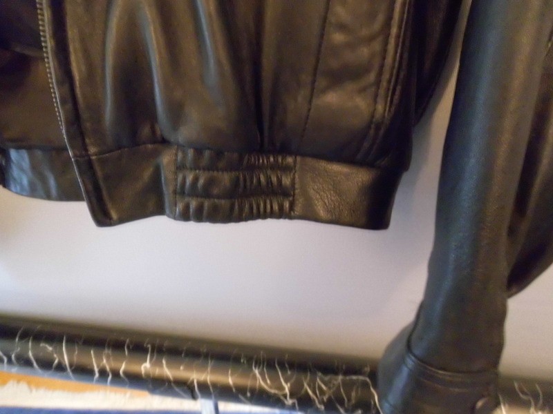 Wilson’s Leather Jacket Mens M Black Thinsulate Lined Zip Pristine Used/Nev Worn