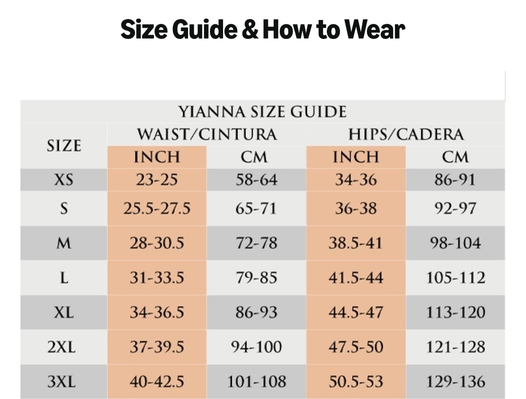 The YIANNA Fajas Colombianas shapewear, model YA7275 in BEIGE, size LARGE