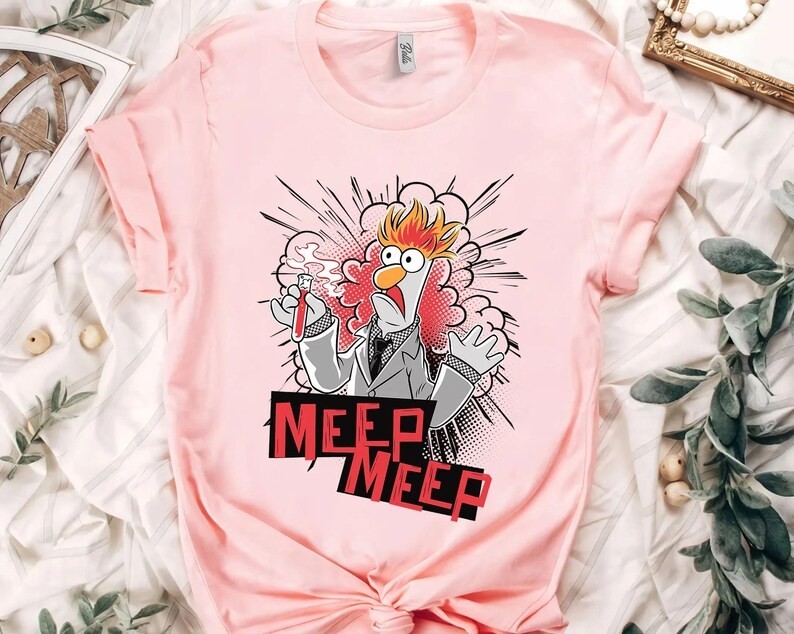 The Muppets Characters Beaker Meep Meep Shirt, Unisex T-shirt Family Birthday