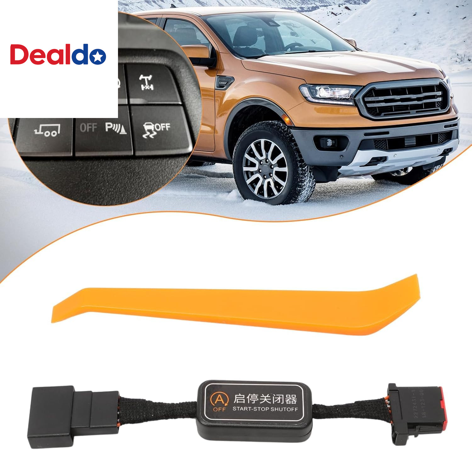Auto Start Stop Eliminator Compatible with Ranger 2019-2020 Engine Auto Stop Dis