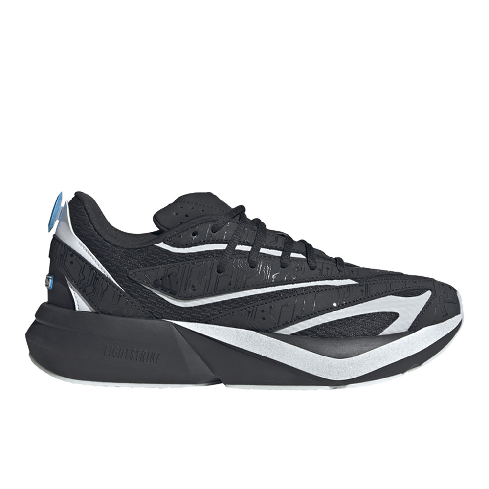 adidas Lightblaze Tron Ares Lace Up Mens Black Sneakers Casual Shoes JR4898