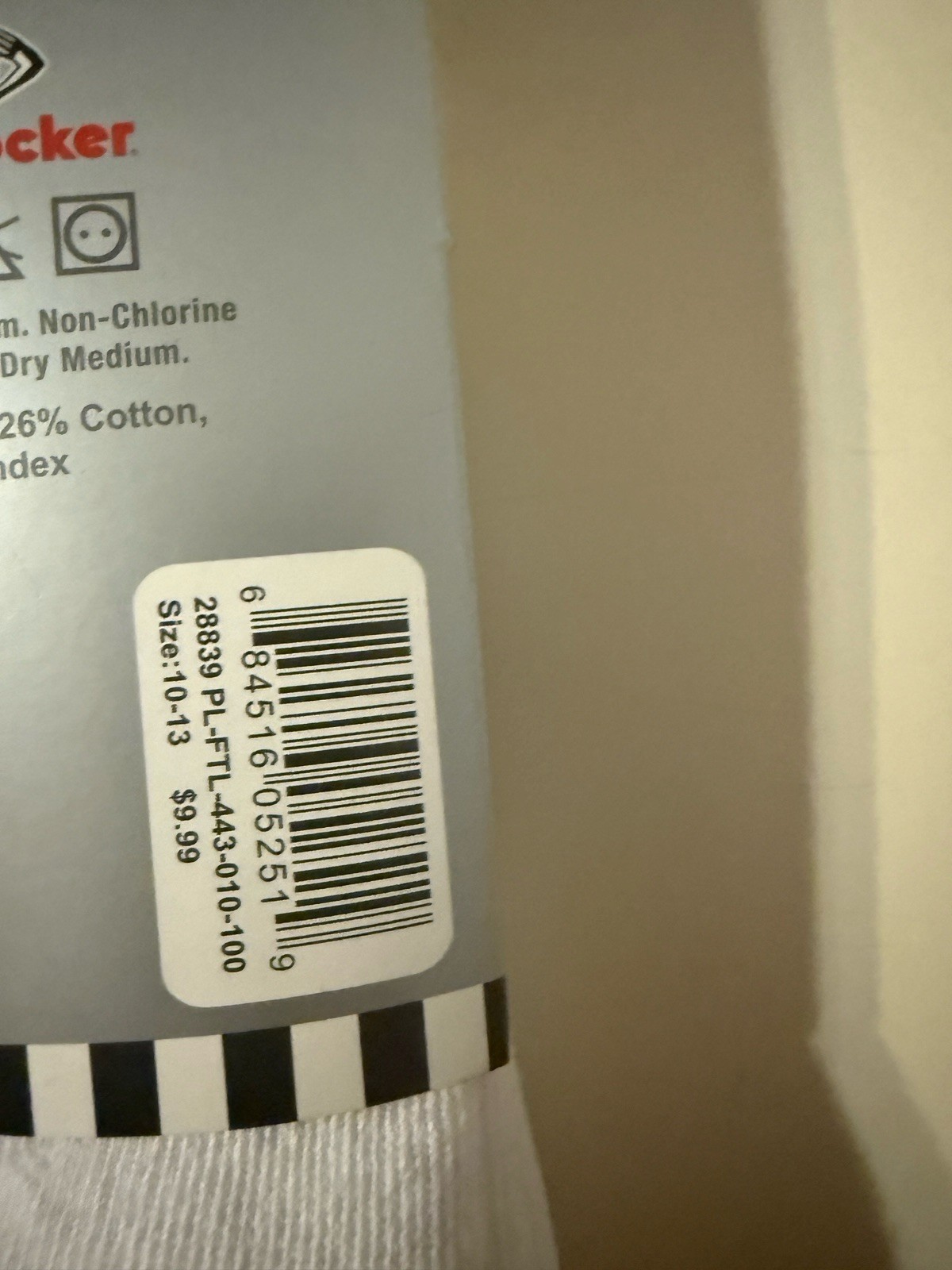 NWT Footlocker white 3 Pack Half Cushion No Show Socks sz 8-12 A11