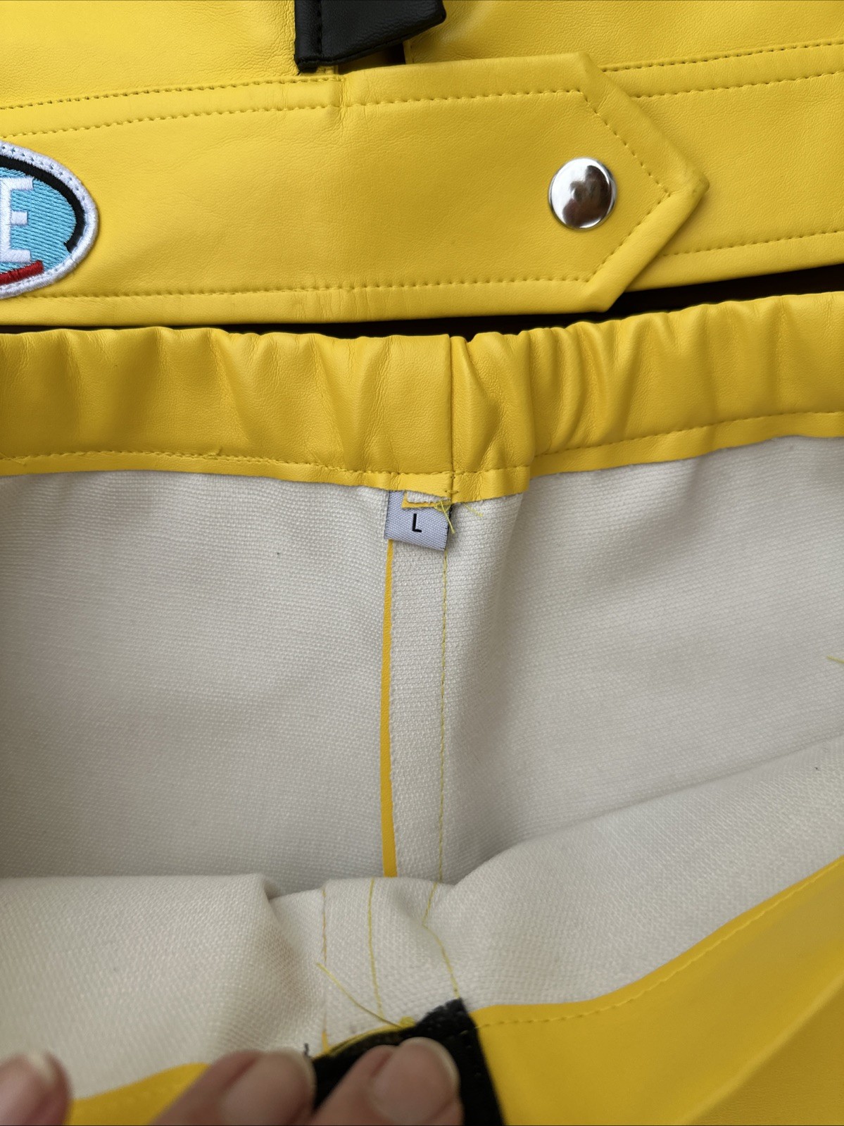 NWT Kill Bill Beatrix Kiddo Size 14 Motorcycle Suit Cosplay Bride New With Tags