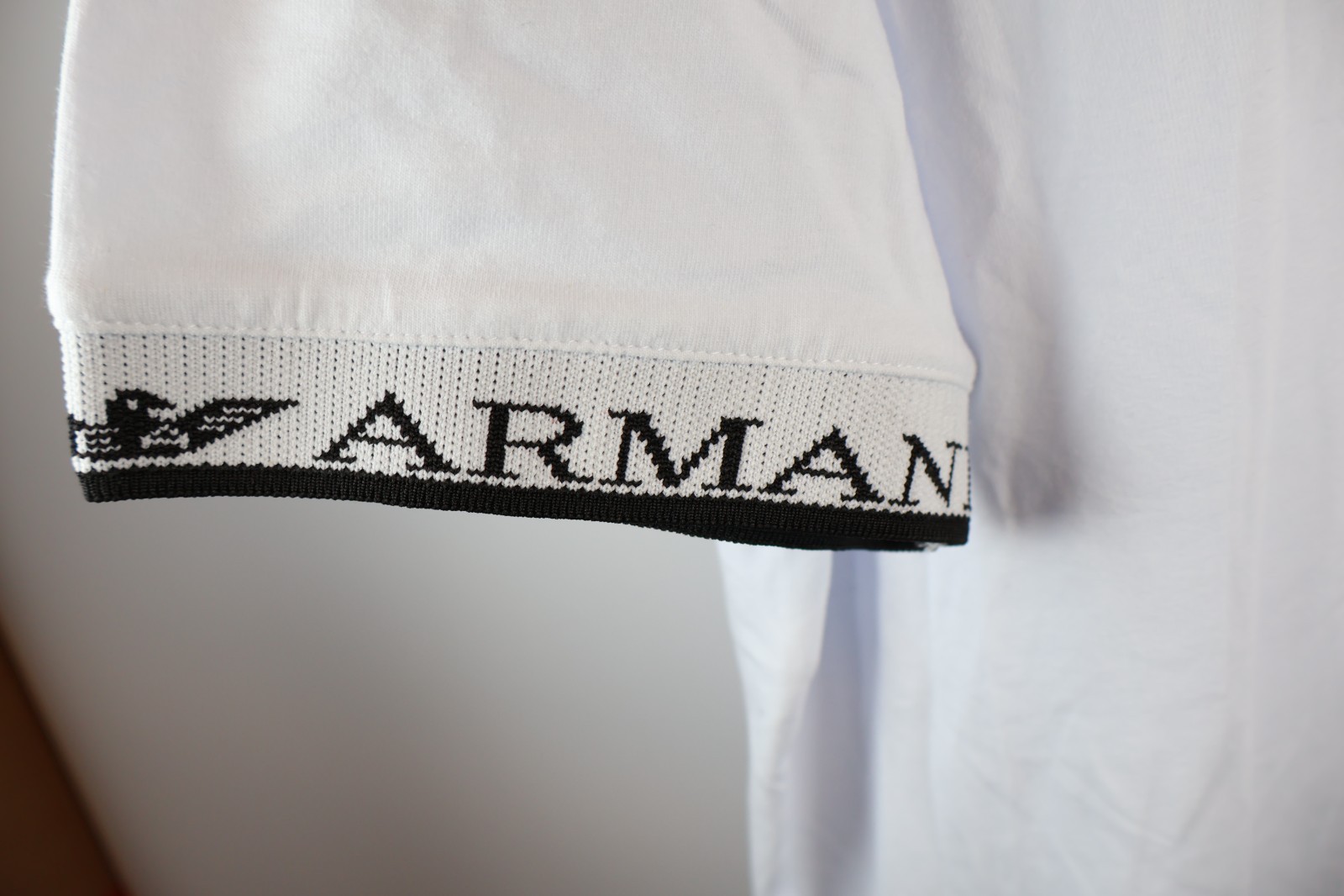 EA7 Emporio Armani Logo T-Shirt Made in Italy (White, M) BNWT £85