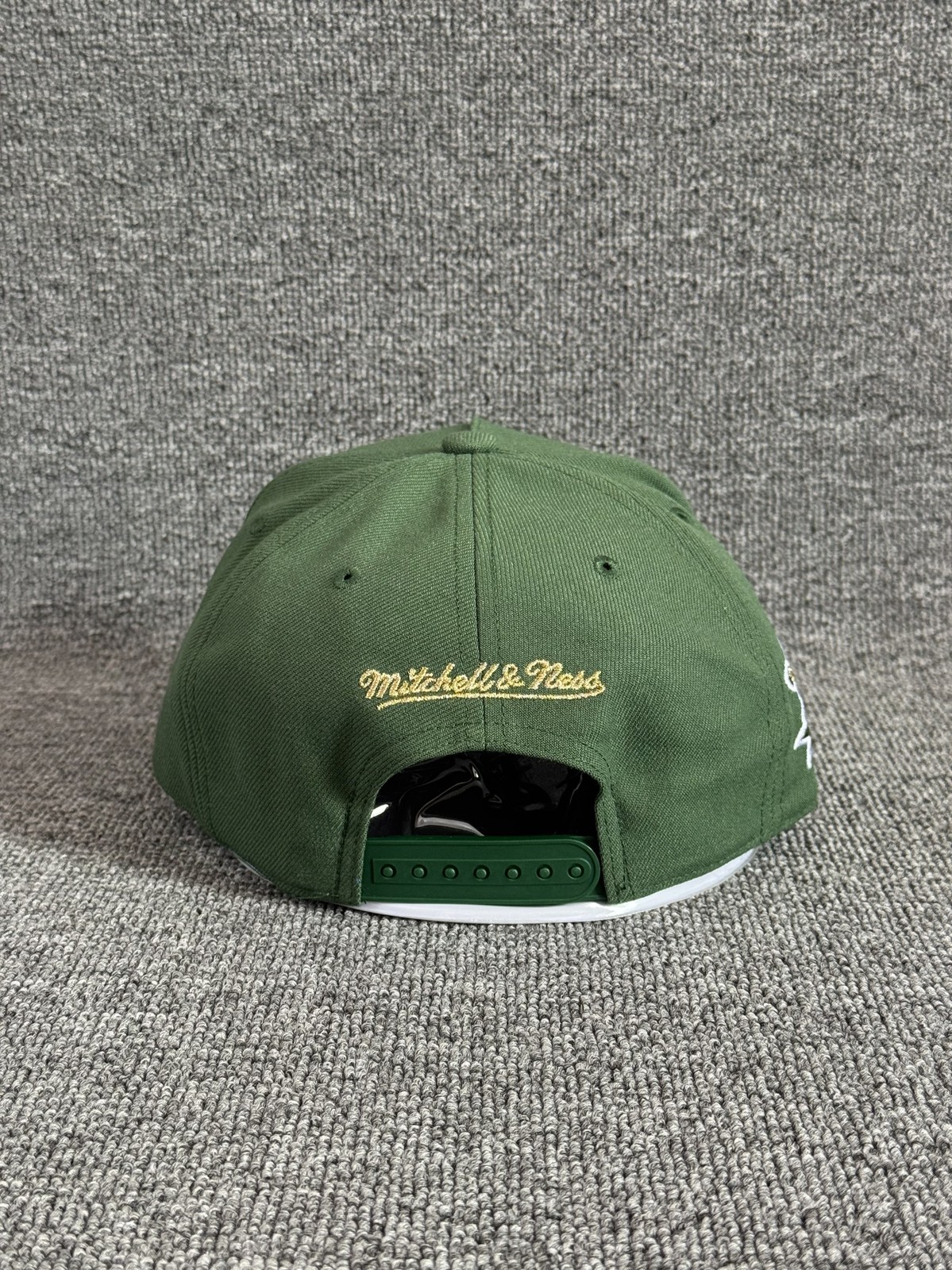 Mitchell & Ness Texas Rangers Snapback Olive Green All Star Cap Hat