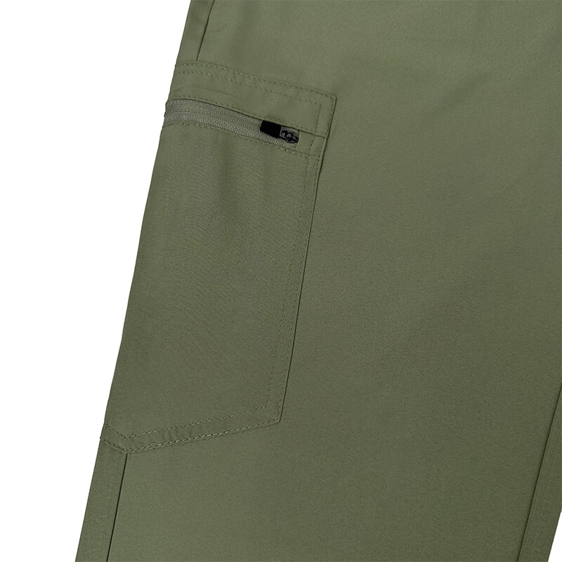 Unisex Stretch Jogger Nurse Uniform Scrub Sets Women Men V-Neck Top Elastic Pant
