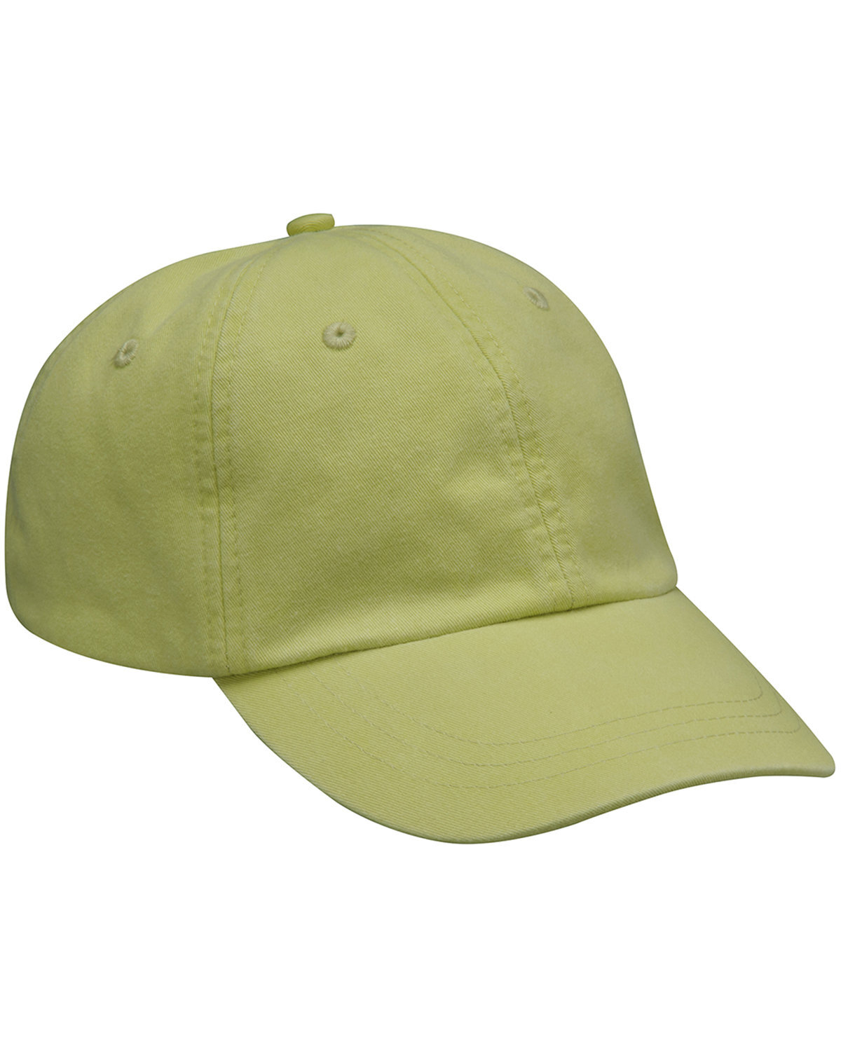 3 Pack Of Adams AD969 100% Garment Washed Cotton Twill Optimum Pigment Dyed-Cap