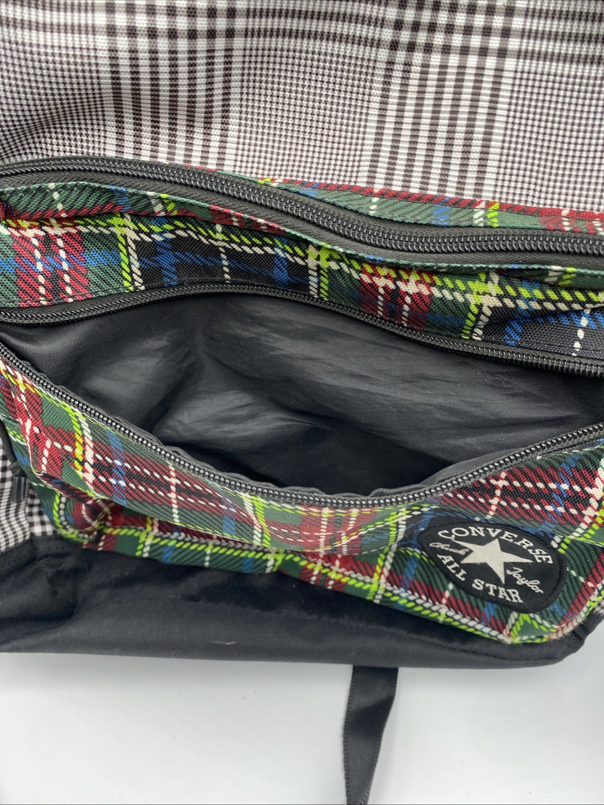 Converse Go 2 Patterned Check Backpack 24 Liter Capacity, 10019901-A01 USED