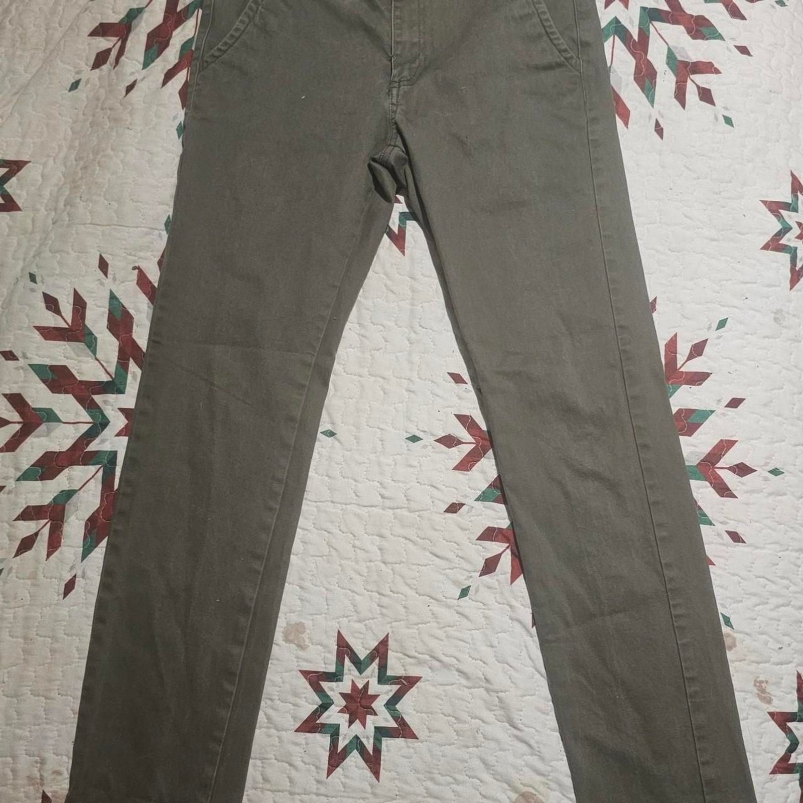 Vans Men’s Green and Khaki Trousers