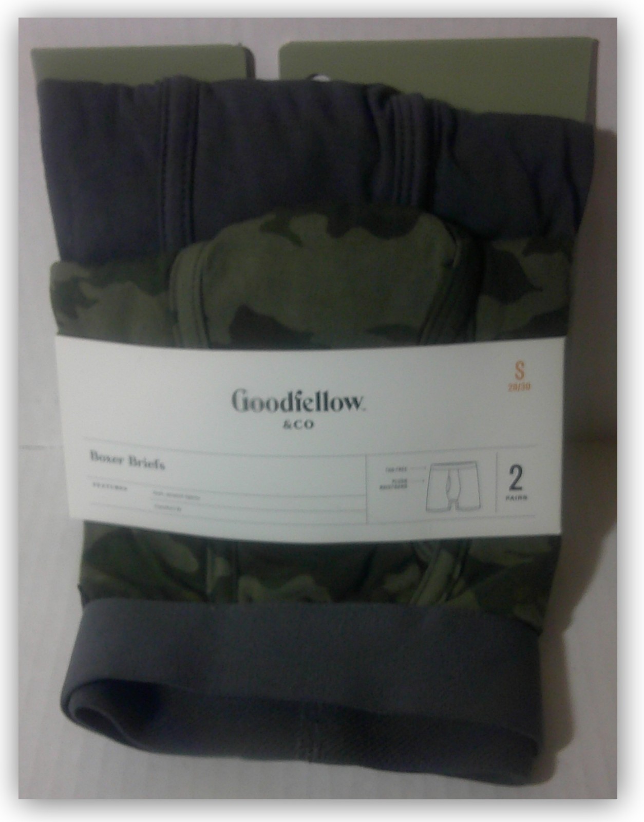 Goodfellow & Co BOXER BRIEFS 2pk SOFT STRETCH KNIT fabric Choice solids & prints