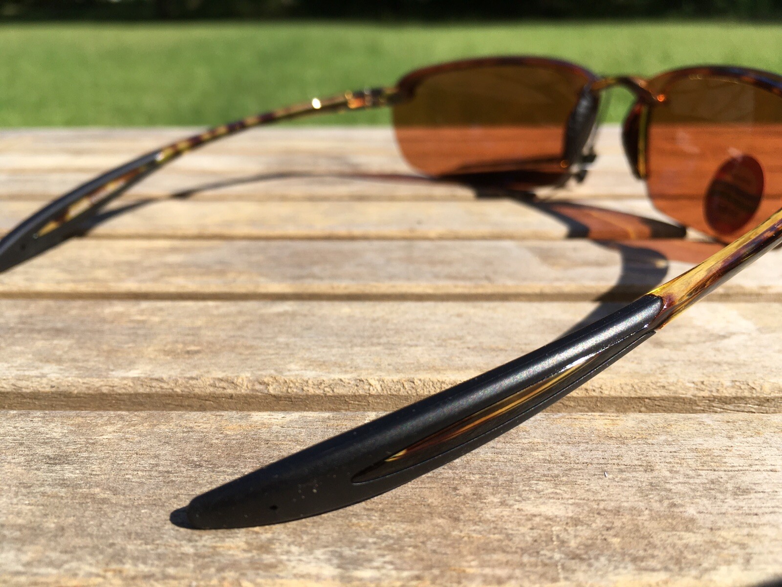 RAZE Eyewear Sunglasses Lyte tortoise shell brown frame Amber lens 10321