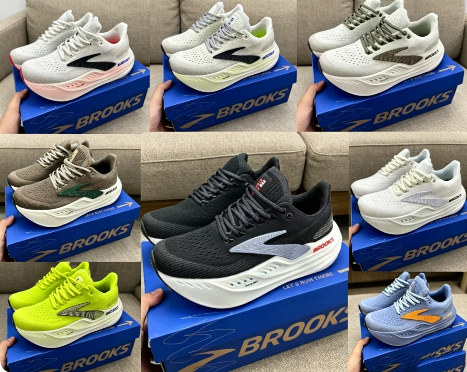 Men Brooks Glycerin Max Running Shoes – Durable