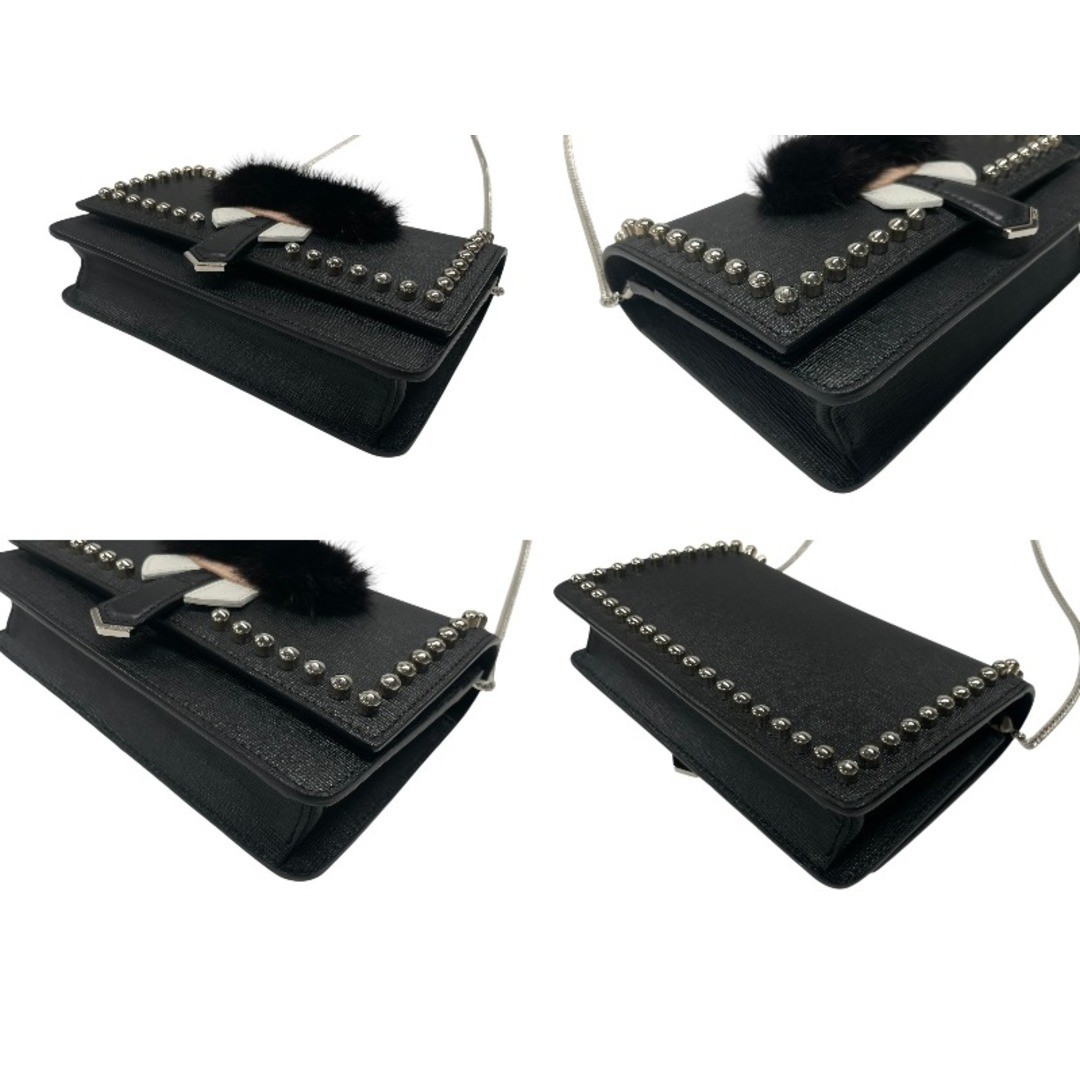 Fendi Shoulder Bag Chain Wallet Karl Lagerfeld 8M0346 Size: W:7.5×H:5.1 in.